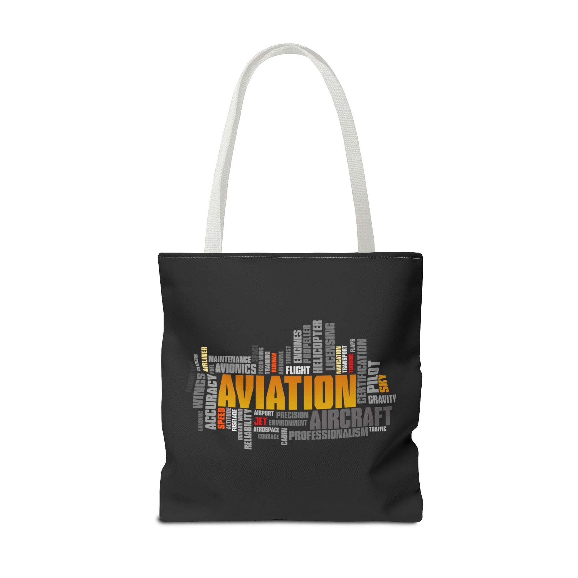Aviation Tote Bag — Printed Green Travel Tote