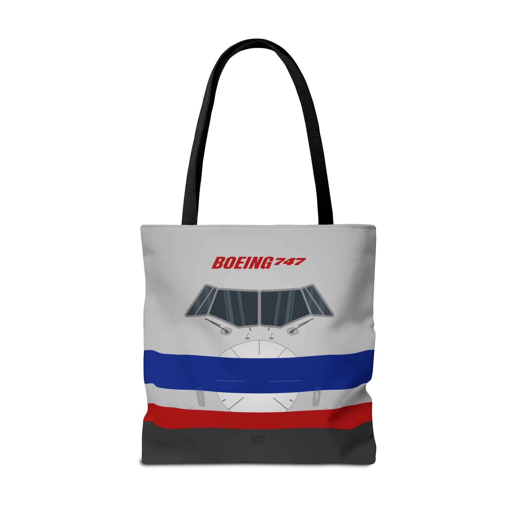 AA 747 Tote Bag — Printed Green Travel Tote