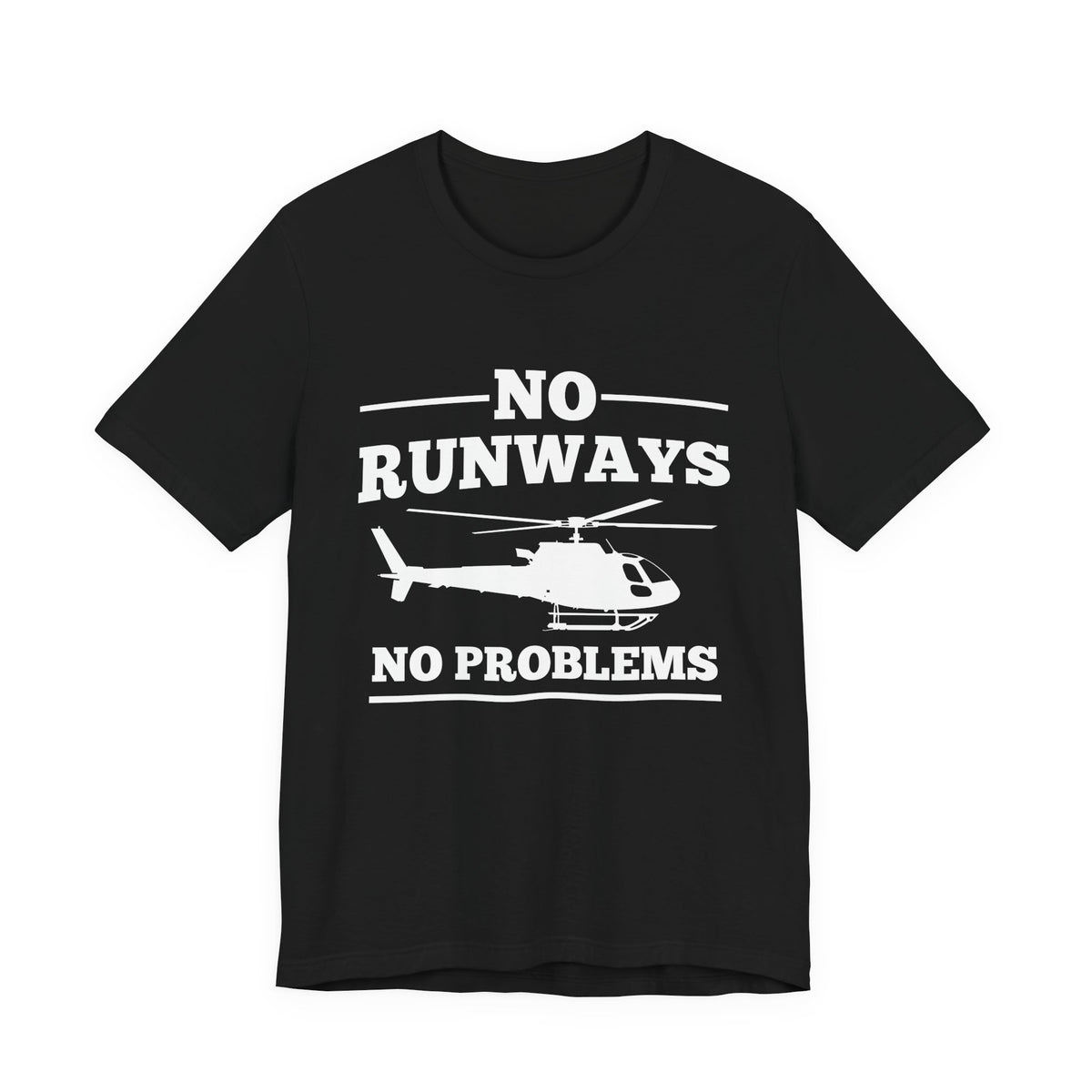 No Runways No Problem Unisex Jersey Tee - Perfect for Aviation Enthusiasts