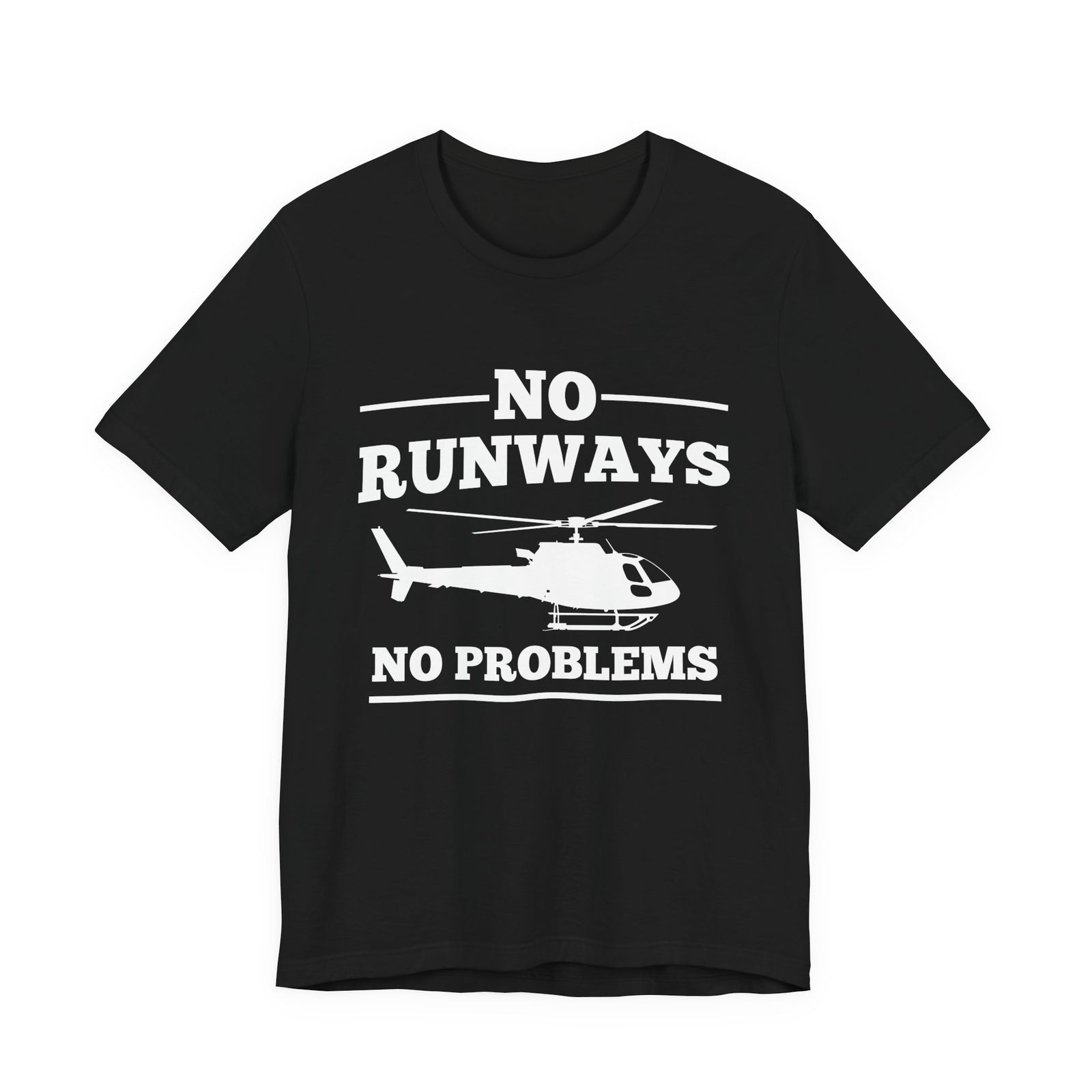 No Runways No Problem Unisex Jersey Tee - Perfect for Aviation Enthusiasts