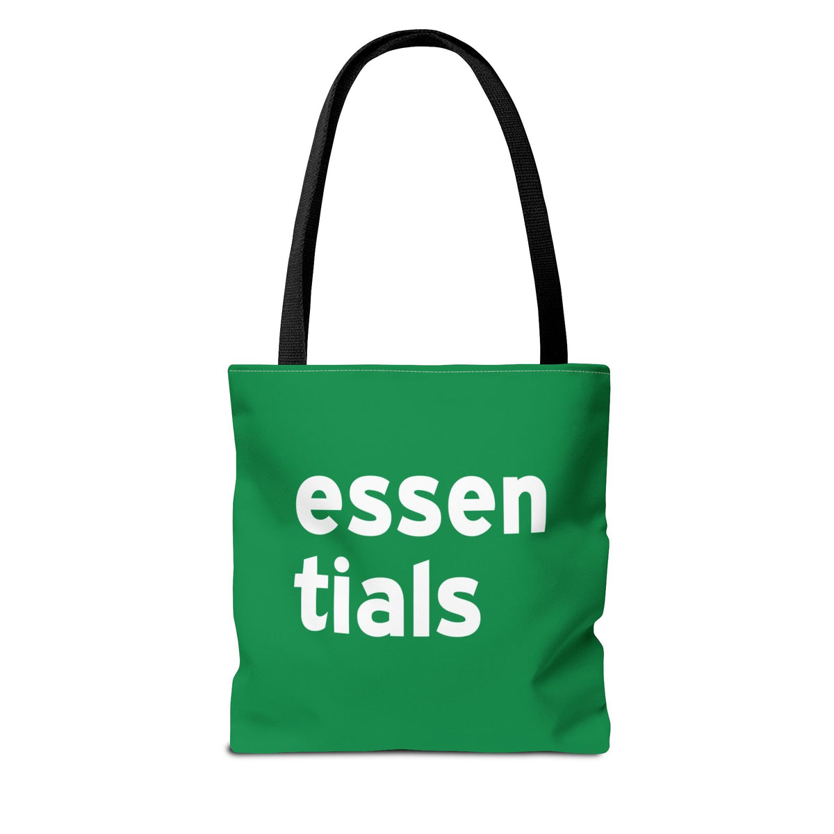 Essentials Tote Bag — Printed Green Travel Tote