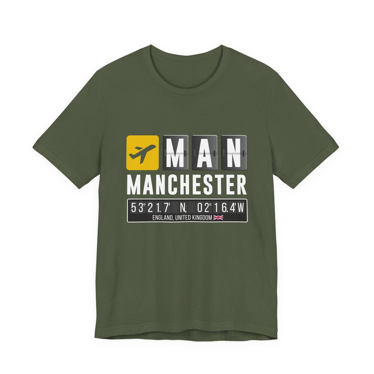 MAN Manchester Airport UK  - Unisex Jersey Tee
