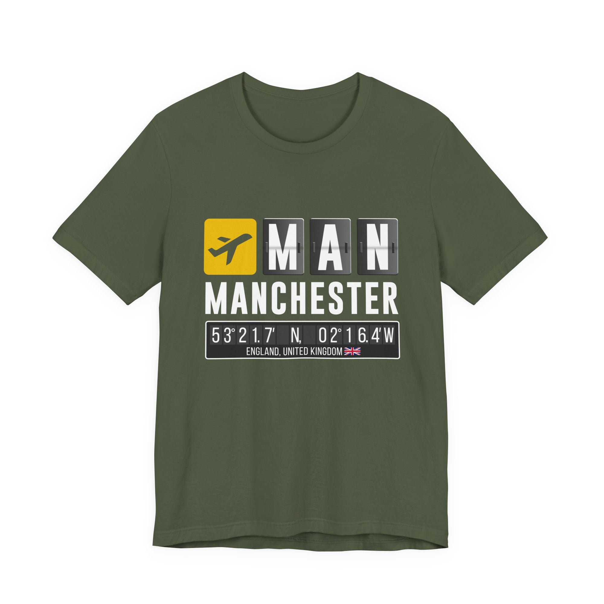 MAN Manchester Airport UK  - Unisex Jersey Tee