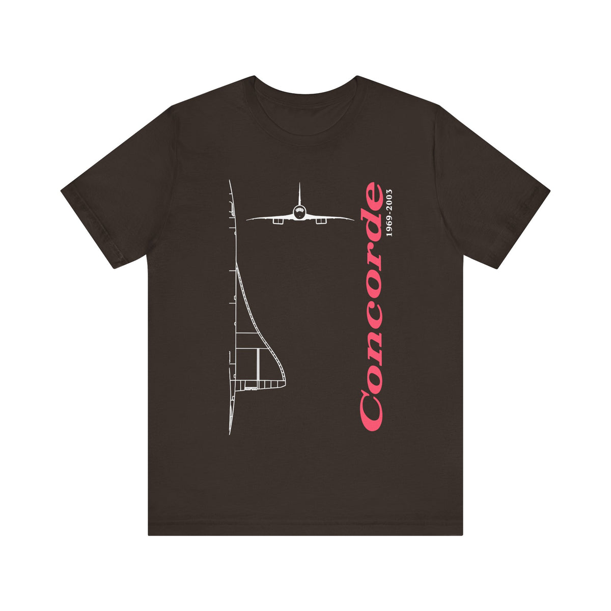 Concorde 1969-2003 Unisex Jersey Tee - Perfect for Aviation Enthusiasts