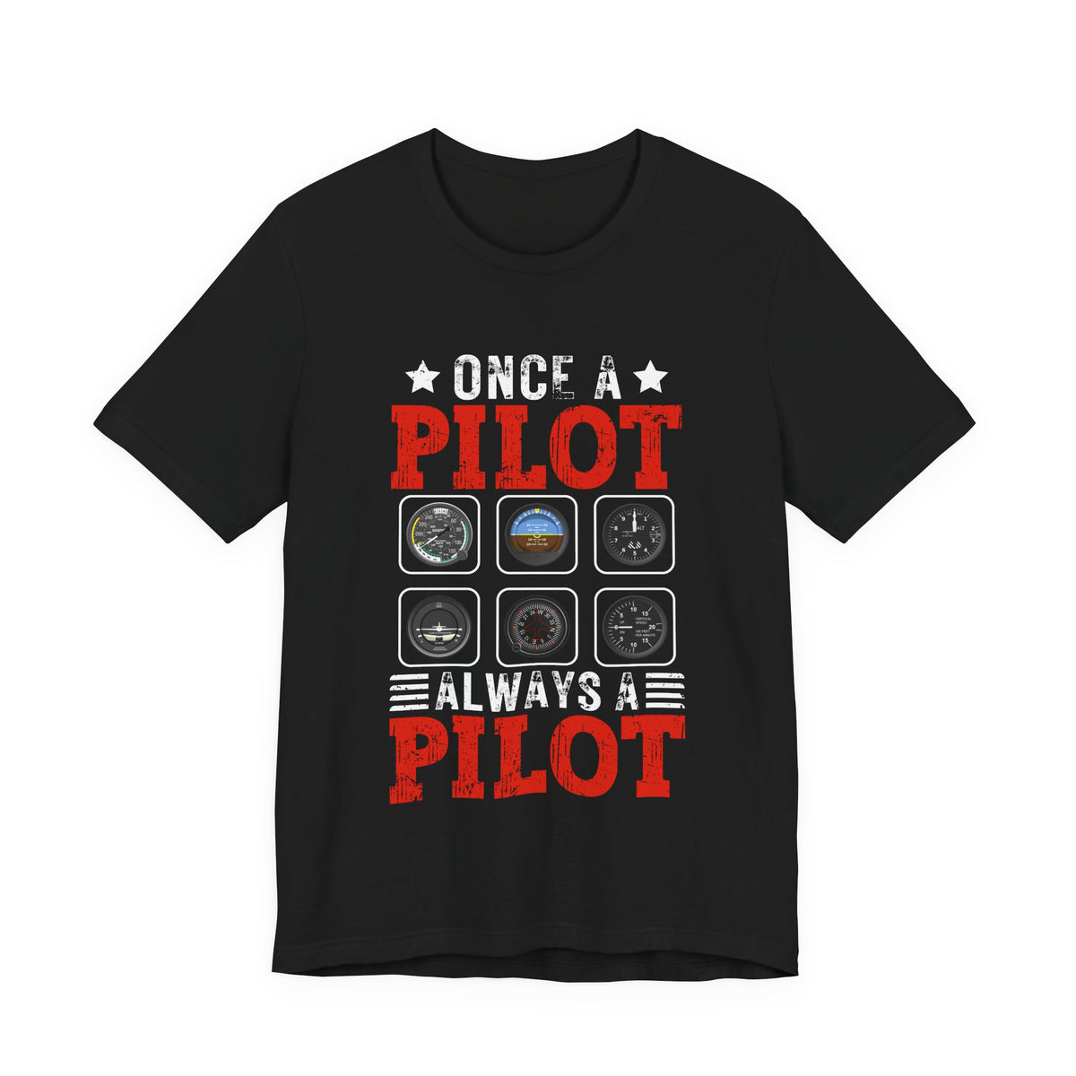 Once A Pilot Always A Pilot - Unisex Jersey Tee