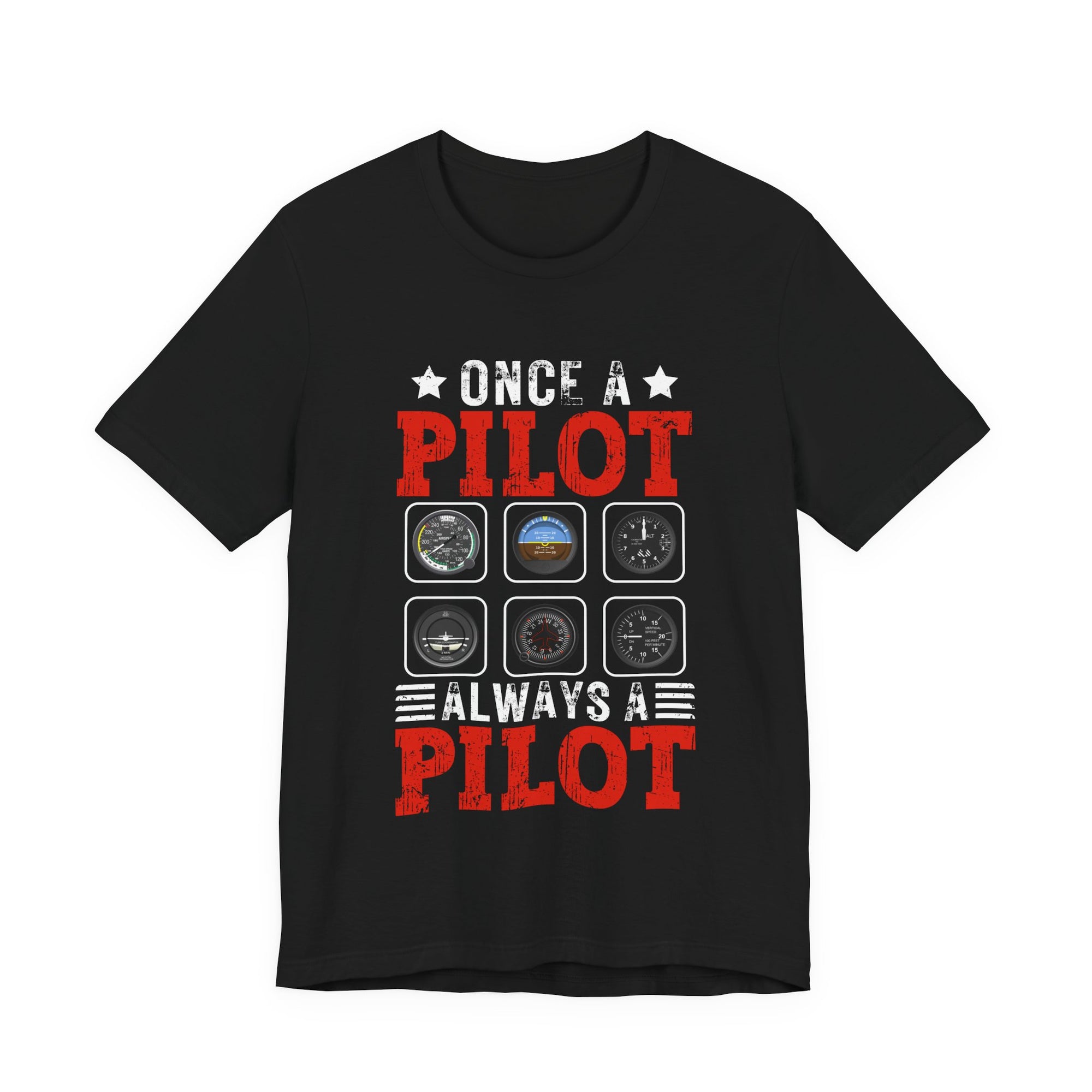 Once A Pilot Always A Pilot - Unisex Jersey Tee