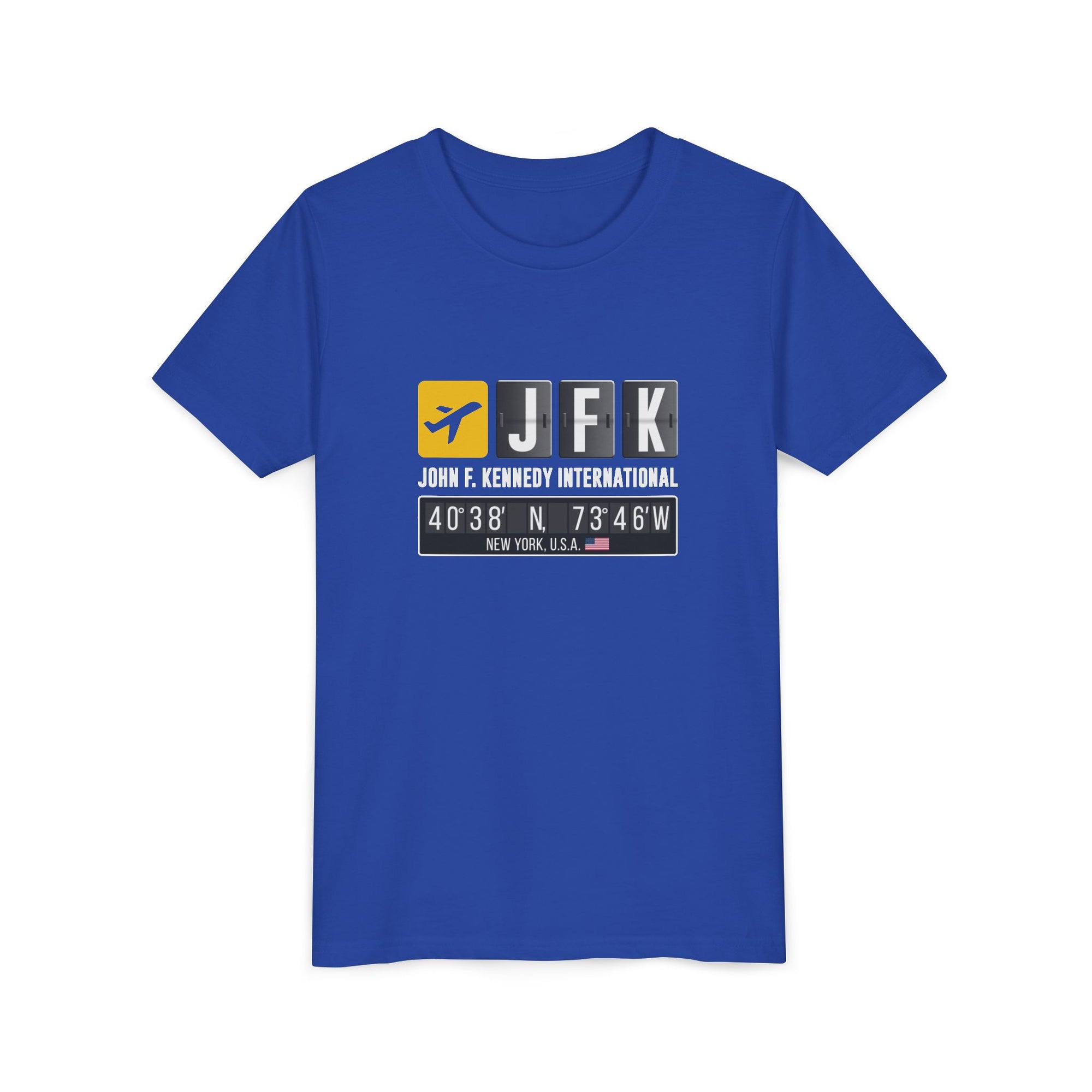 JFK John F. Kennedy International Airport - Unisex Youth Short Sleeve Tee