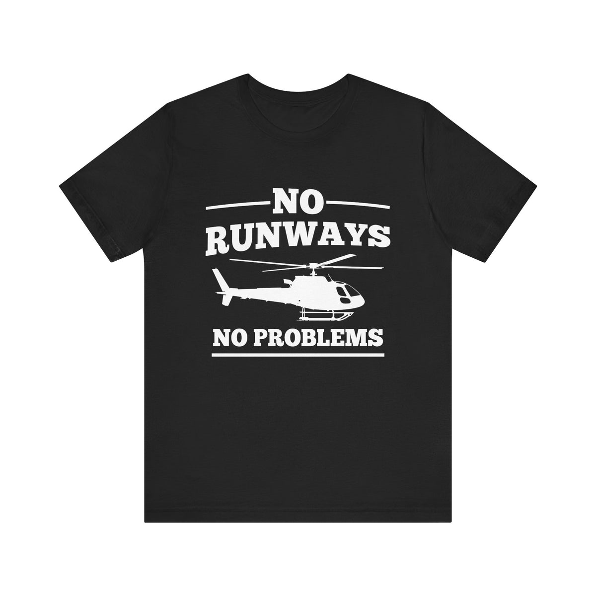 No Runways No Problem Unisex Jersey Tee - Perfect for Aviation Enthusiasts