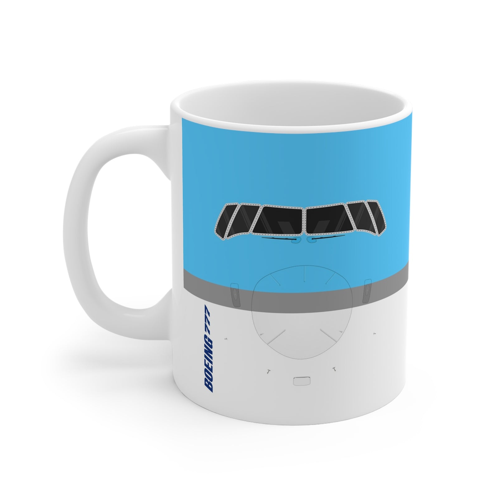 777   - 11oz Ceramic Coffee Cup for Aviation Enthusiasts