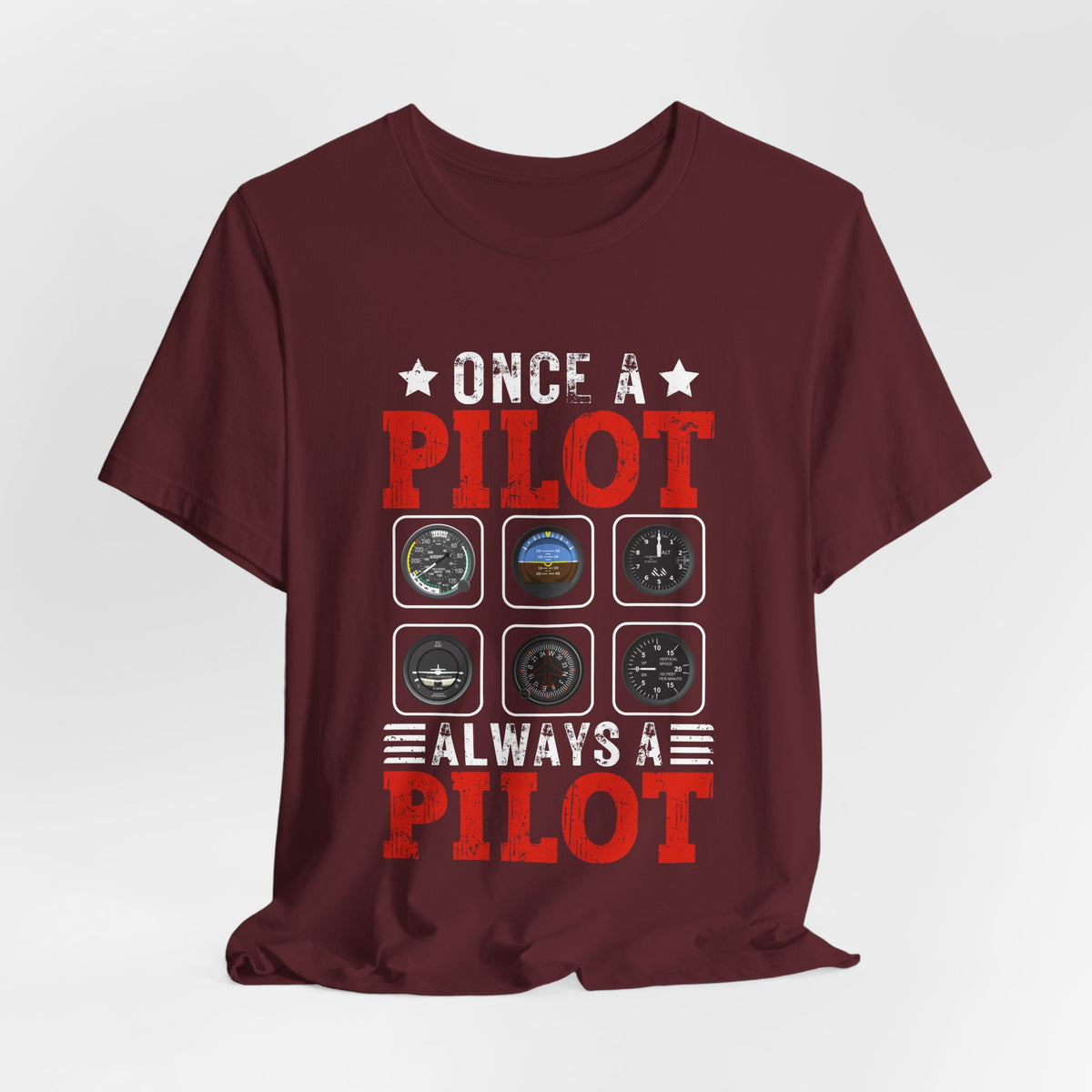 Once A Pilot Always A Pilot - Unisex Jersey Tee