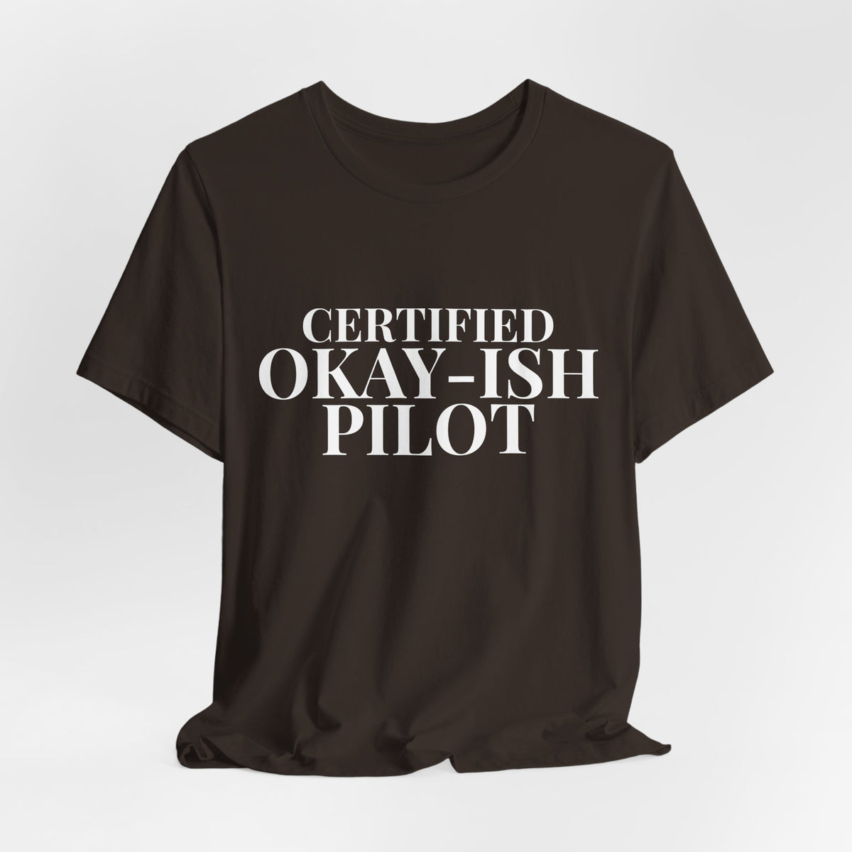 Certified Okay-ish Pilot - Unisex Jersey Tee