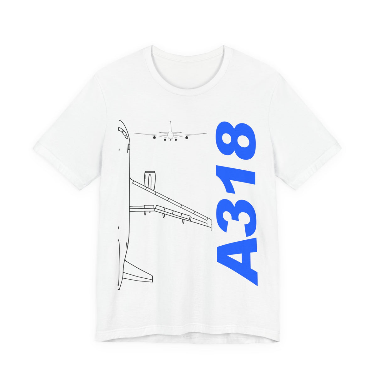 Airbus A318 Unisex Jersey Tee - Perfect for Aviation Enthusiasts