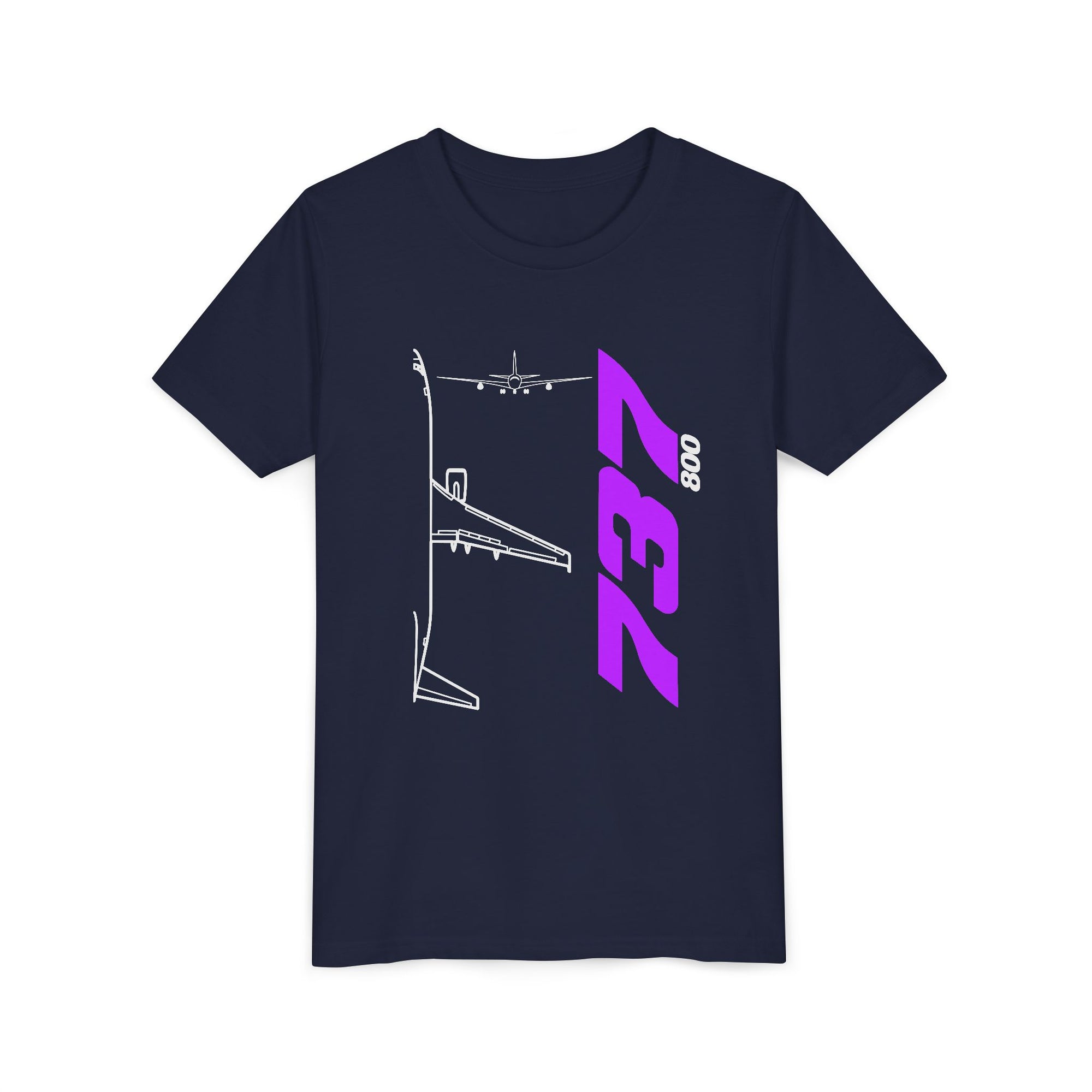 Boeing 737-800 - Unisex Youth Short Sleeve Tee
