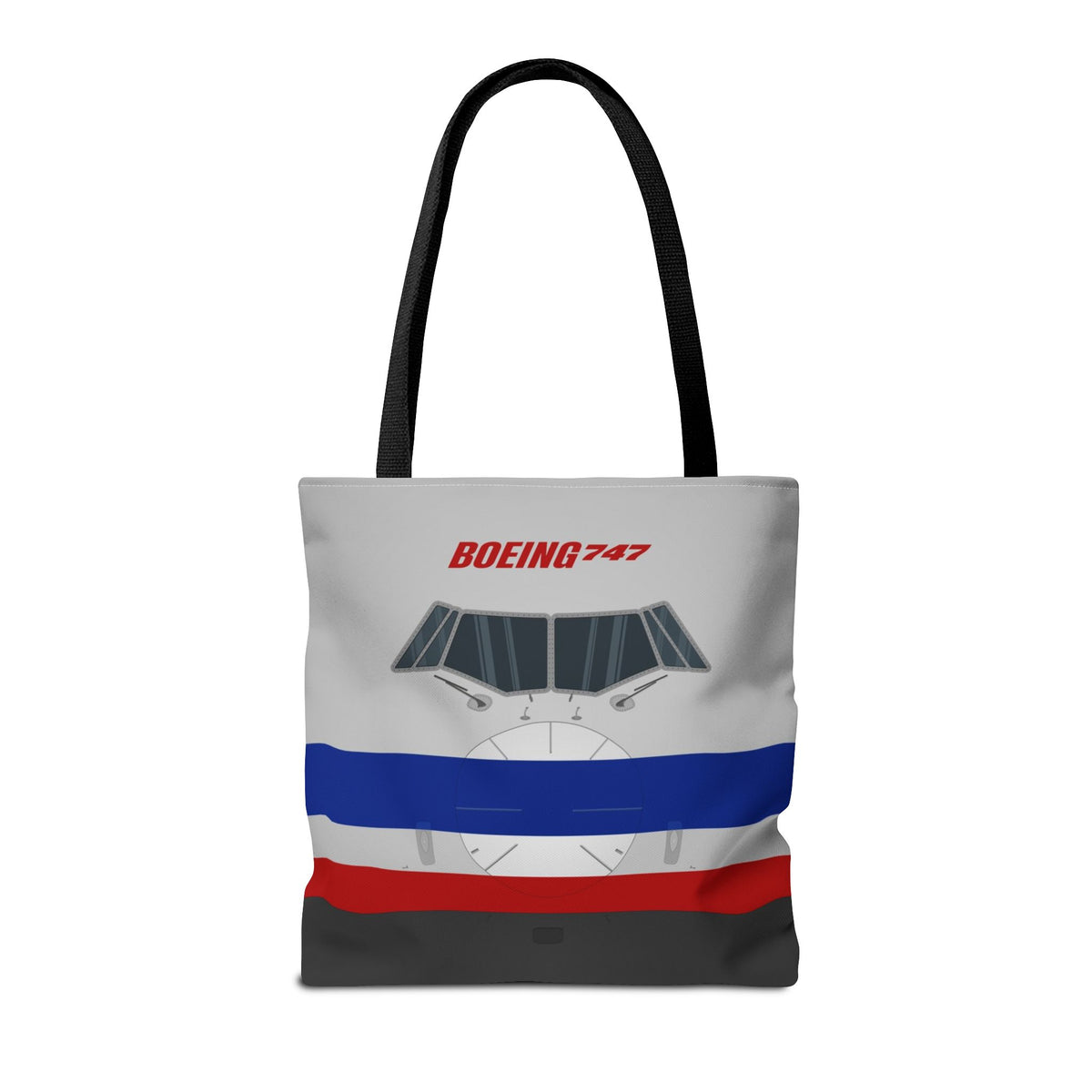 AA 747 Tote Bag — Printed Green Travel Tote