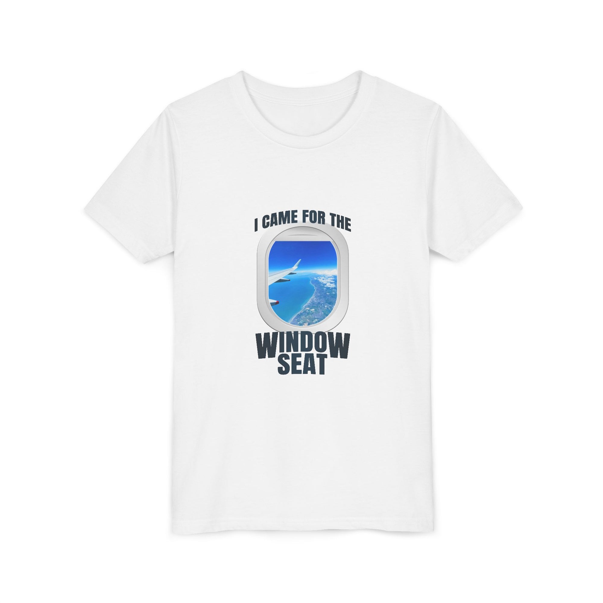 I Came For The Window Seat - Unisex Youth Short Sleeve Tee