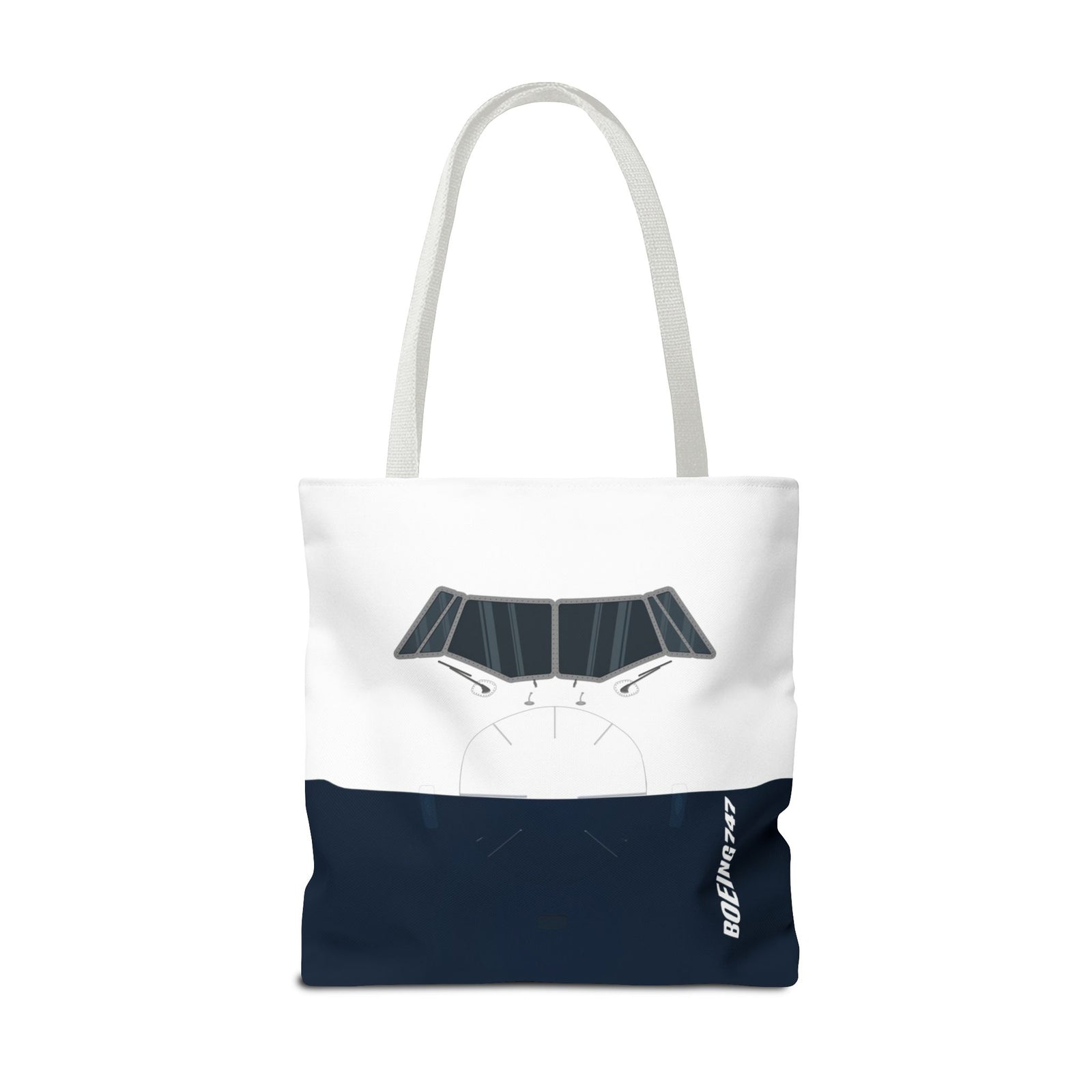 747 Tote Bag — Printed Green Travel Tote