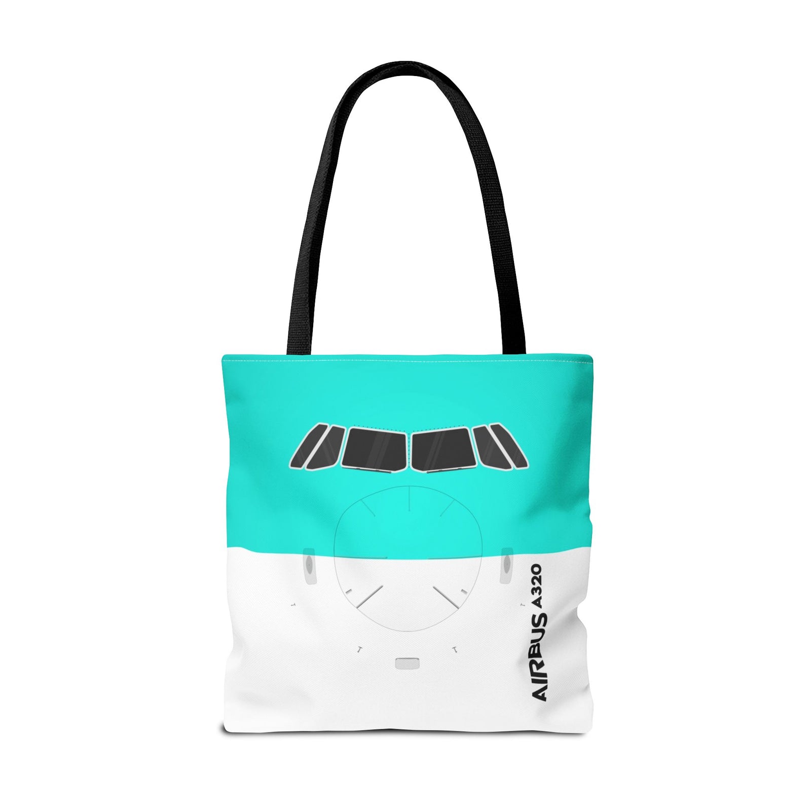 A320 Tote Bag — Printed Green Travel Tote