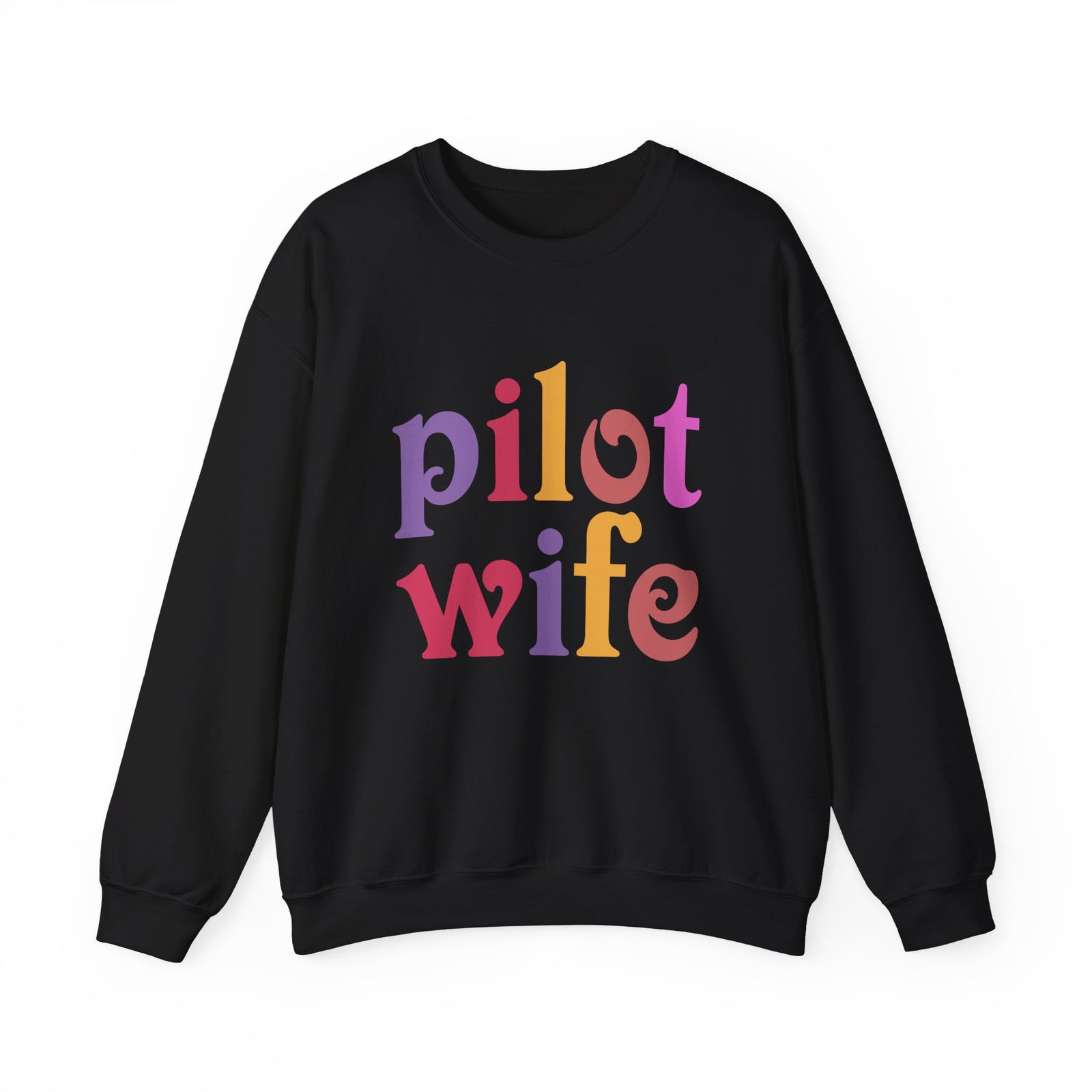 Pilot Wife Crewneck Sweatshirt - Travel Inspiring Cozy Apparel