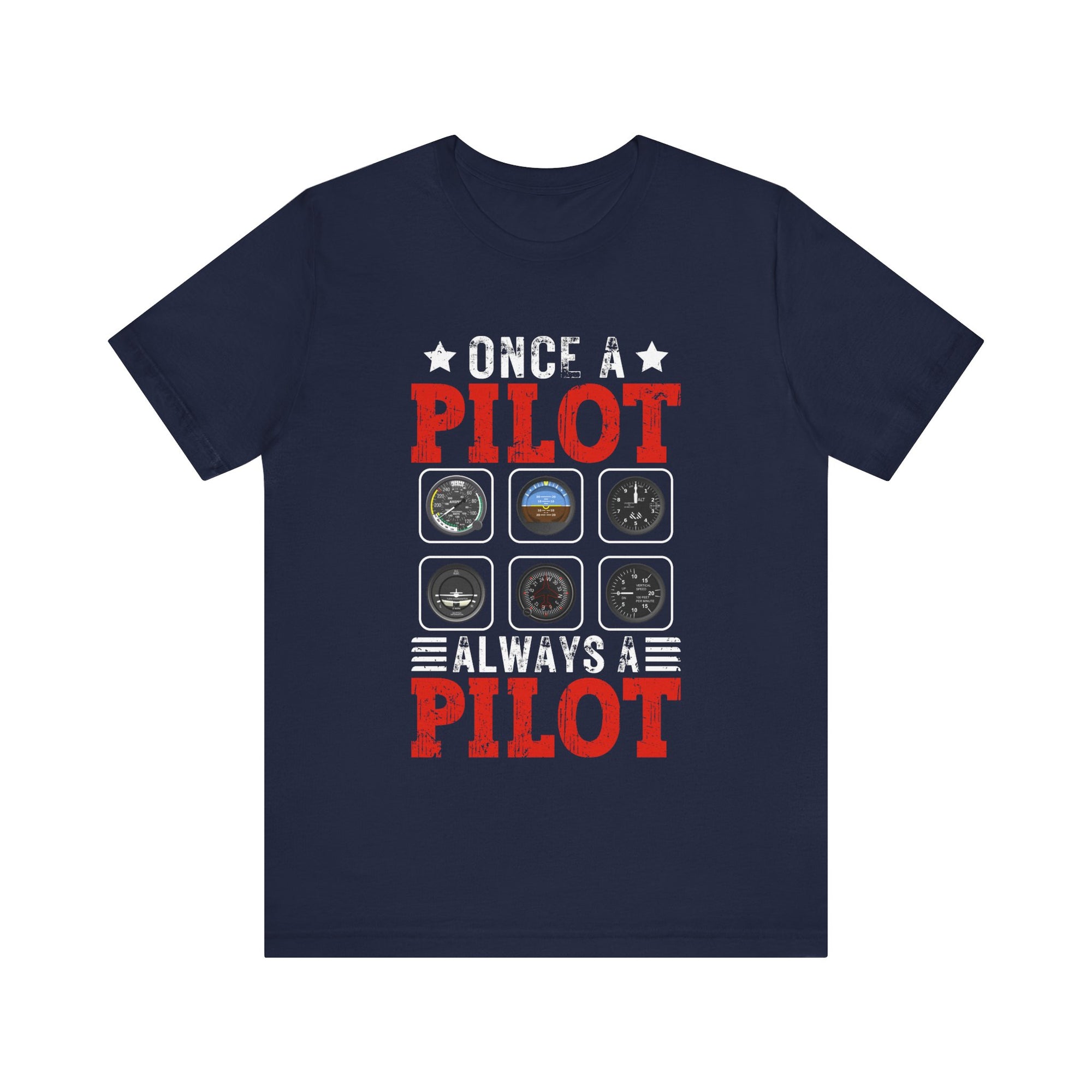 Once A Pilot Always A Pilot - Unisex Jersey Tee