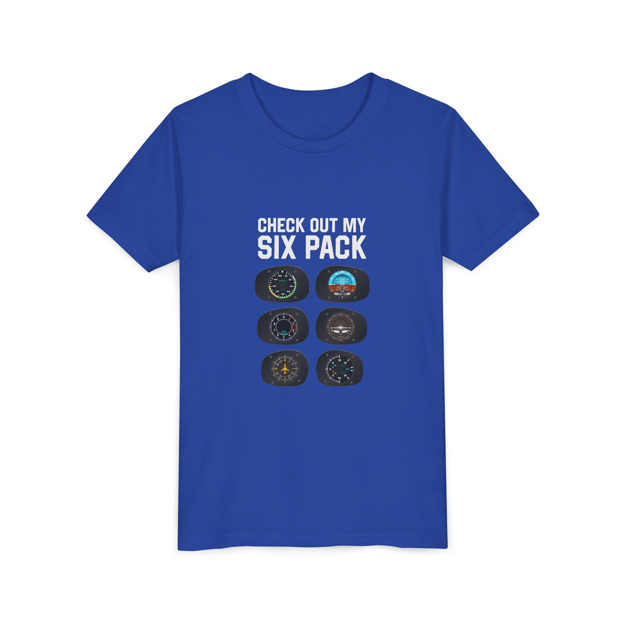 Check Out My Six Pack  - Unisex Youth Short Sleeve Tee