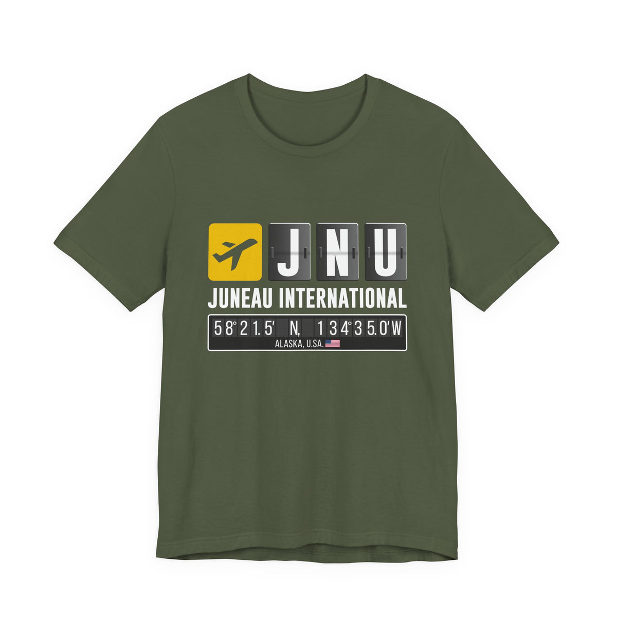 JNU Juneau International Airport - Unisex Jersey Tee