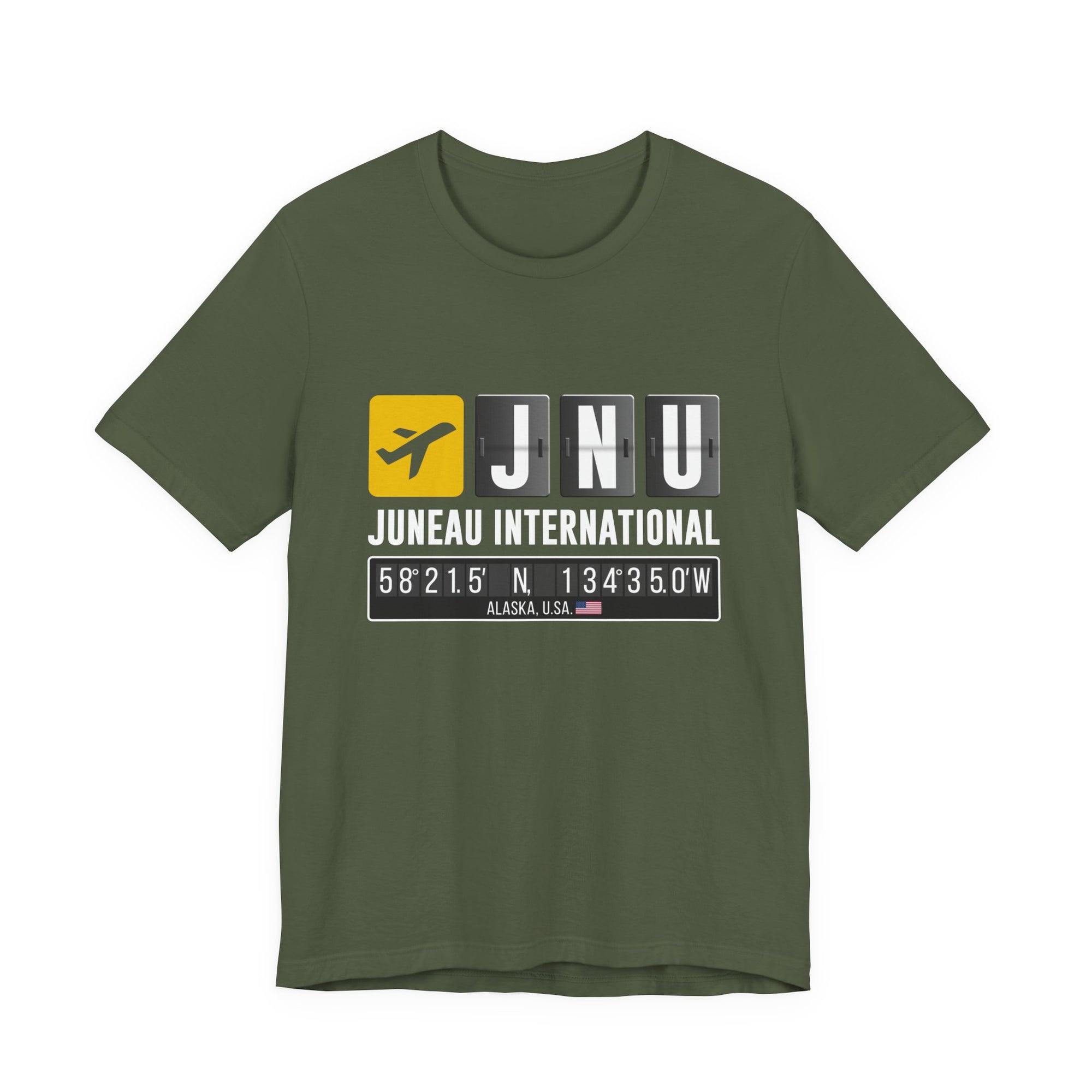 JNU Juneau International Airport - Unisex Jersey Tee