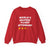 Worlds Okayest Flight Attendant Crewneck Sweatshirt - Travel Inspiring Cozy Apparel