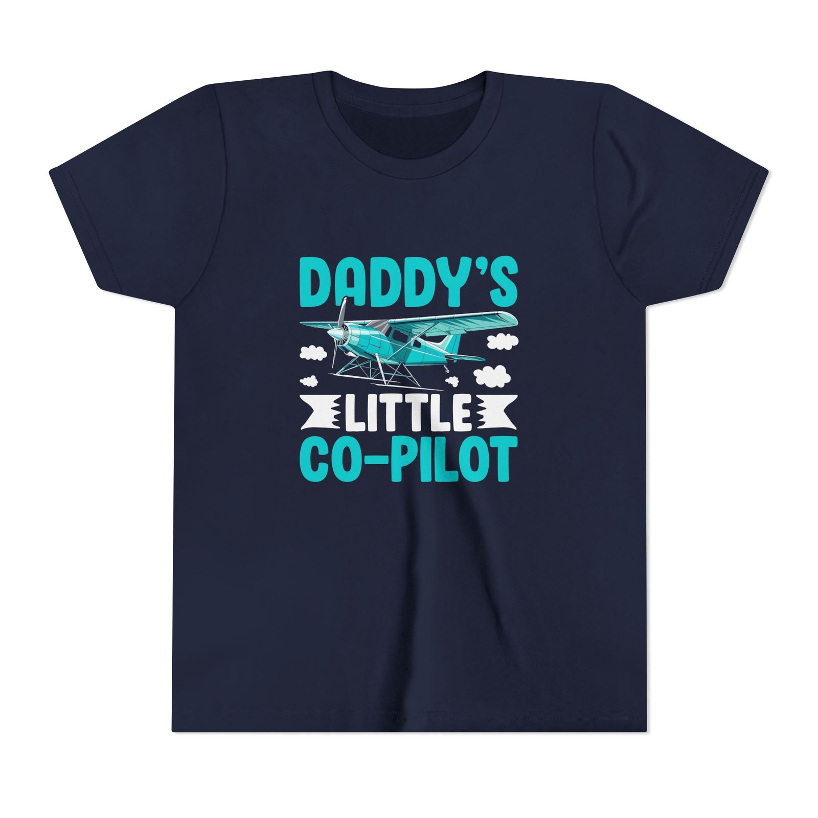 Daddys Little Co Pilot - Unisex Youth Short Sleeve Tee