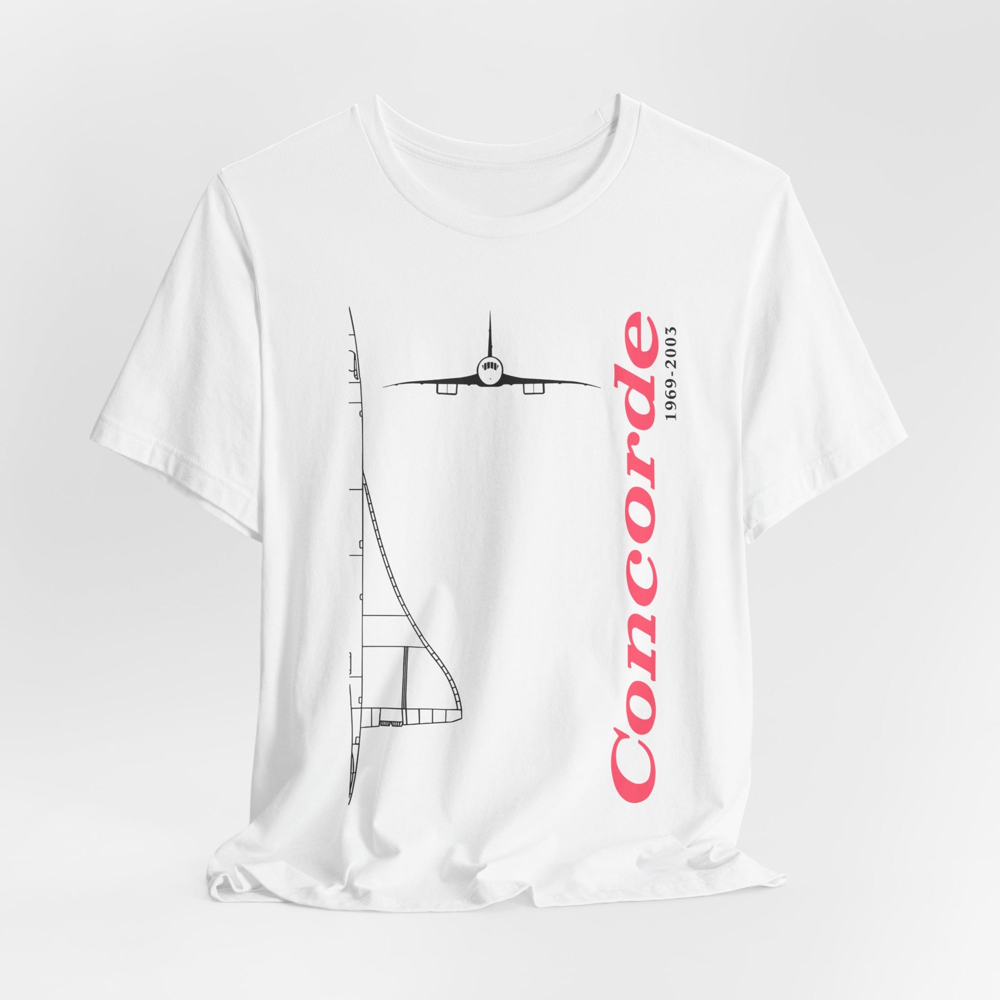 Concorde 1969-2003 Unisex Jersey Tee - Perfect for Aviation Enthusiasts
