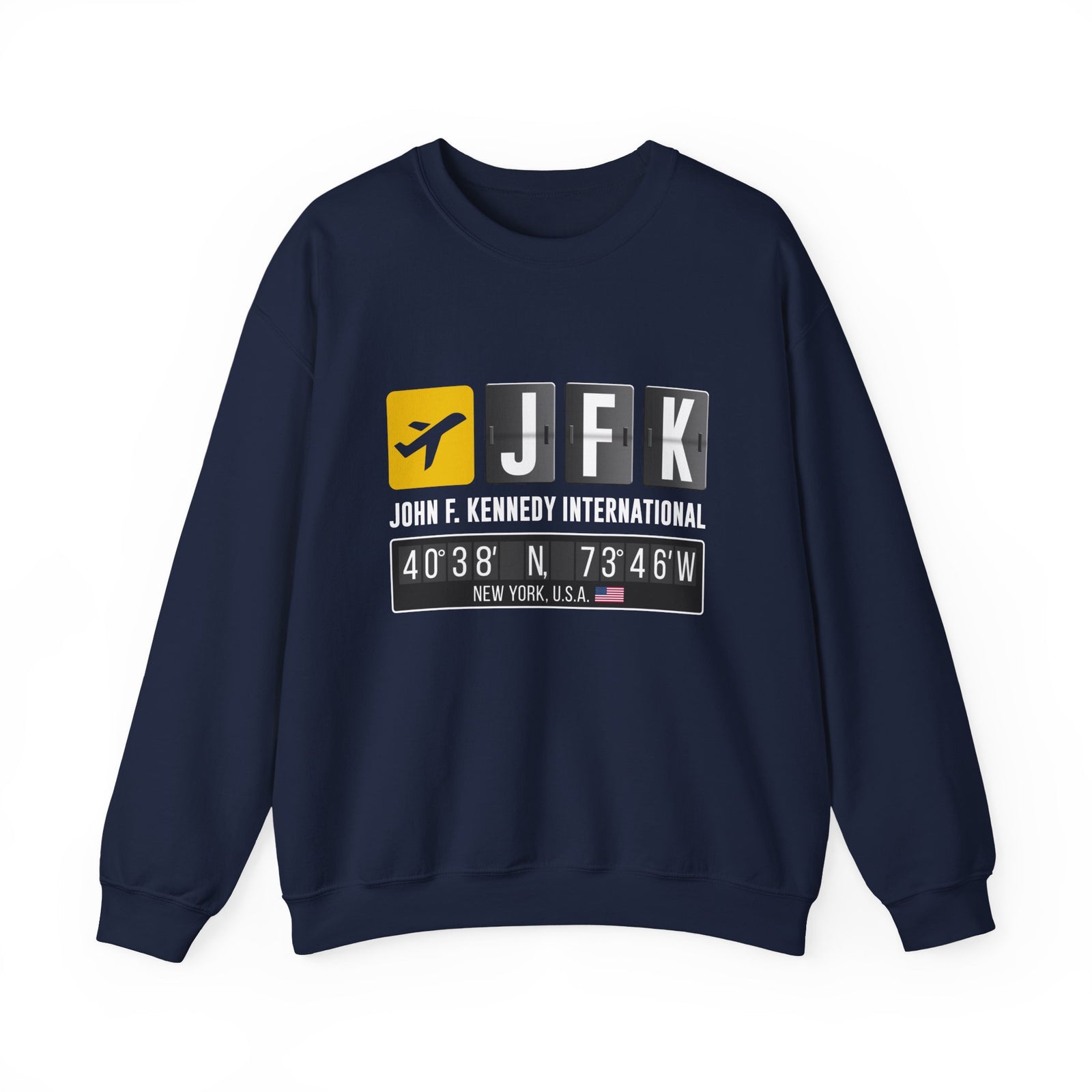 JFK John F. Kennedy International Airport    -  Crewneck Sweatshirt