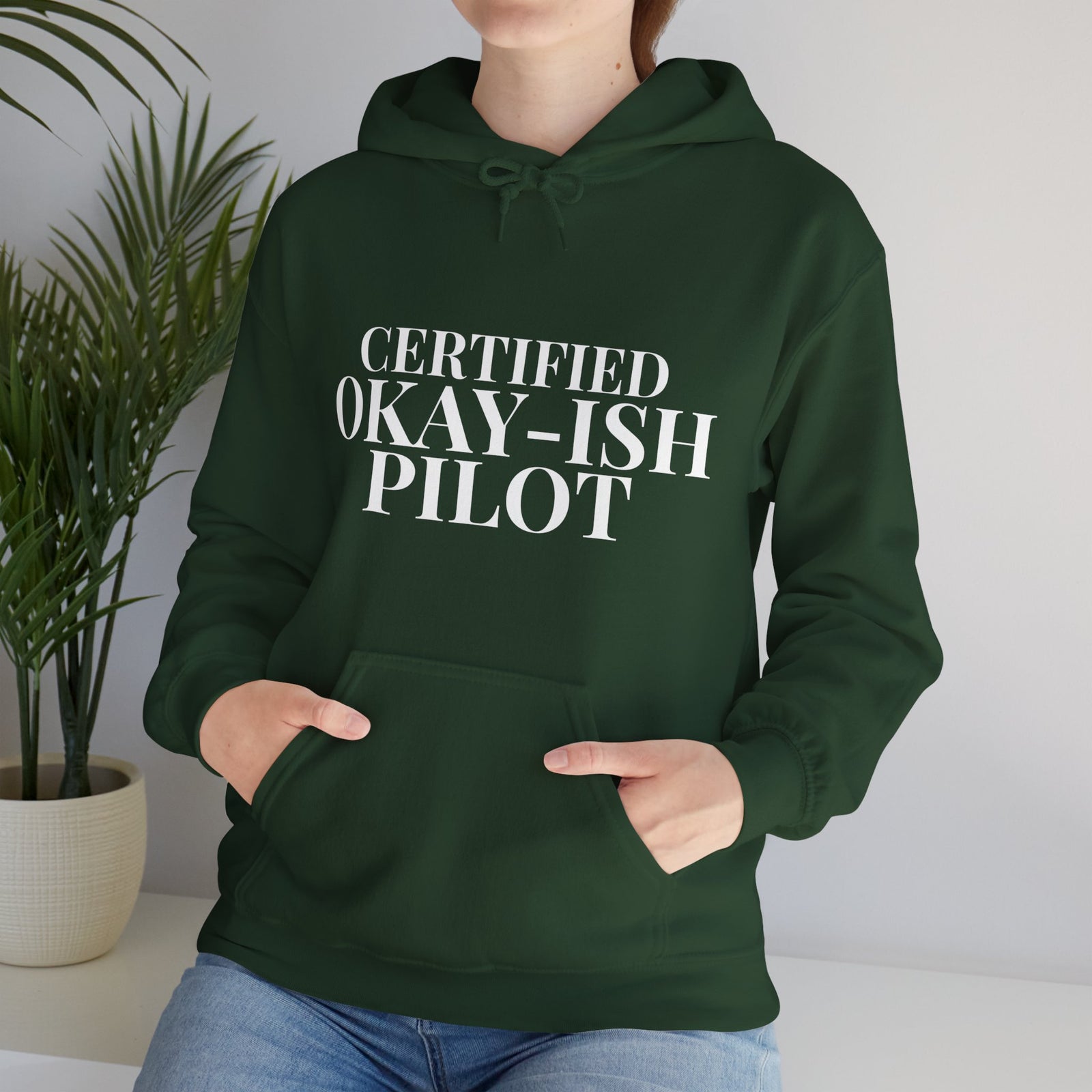 Certified Okay-ish Pilot - Pullover Hoodie