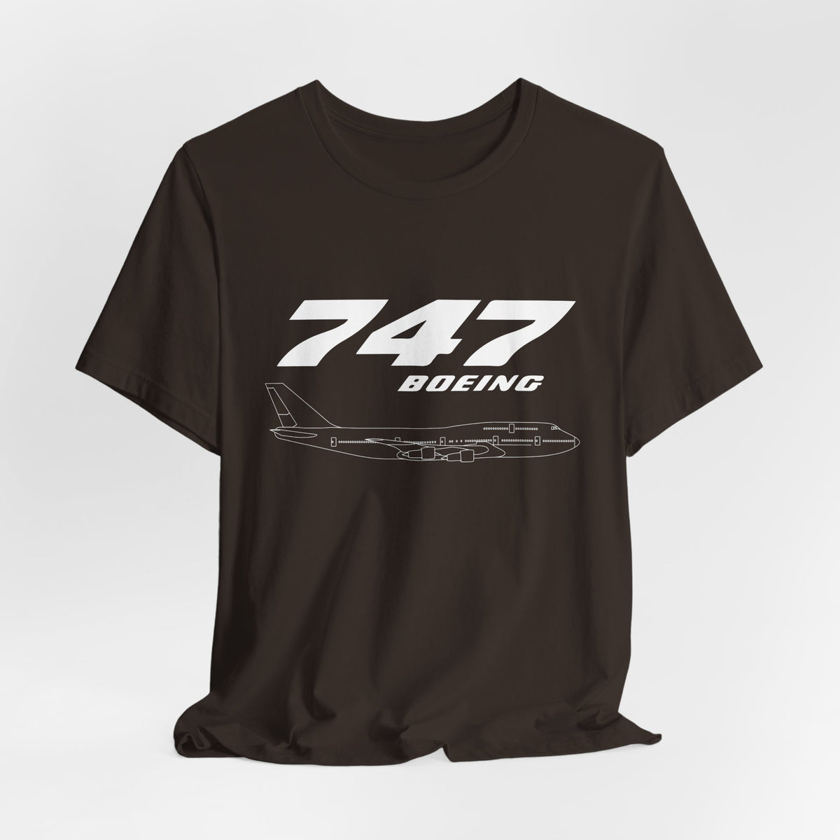 747 Unisex Jersey Tee - Perfect for Aviation Enthusiasts