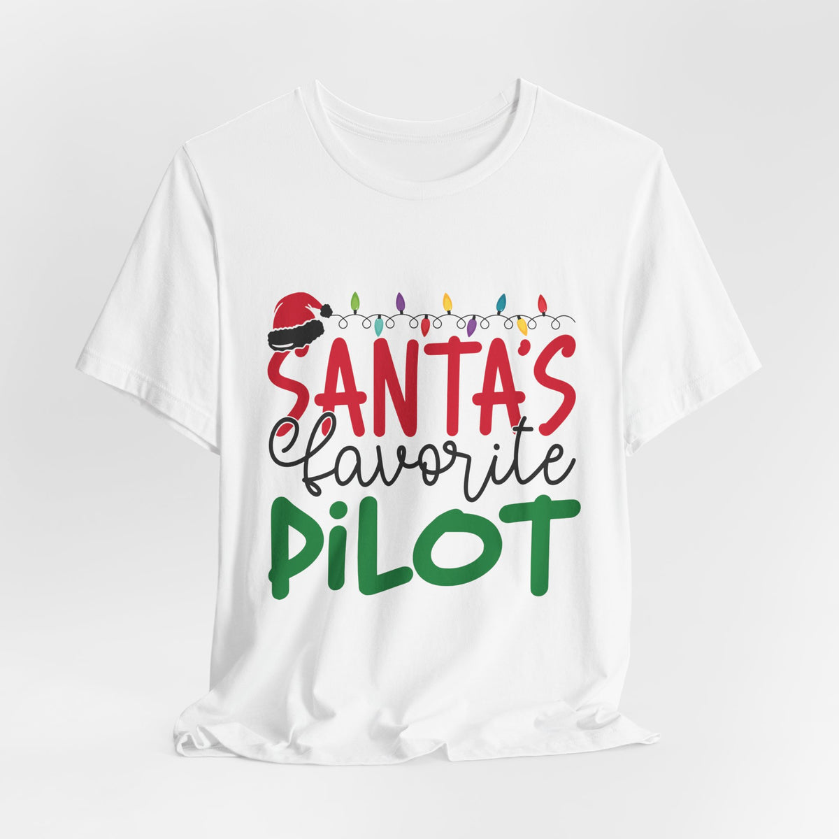 Santa’s favourite pilot Unisex Jersey Tee - Perfect for Aviation Enthusiasts