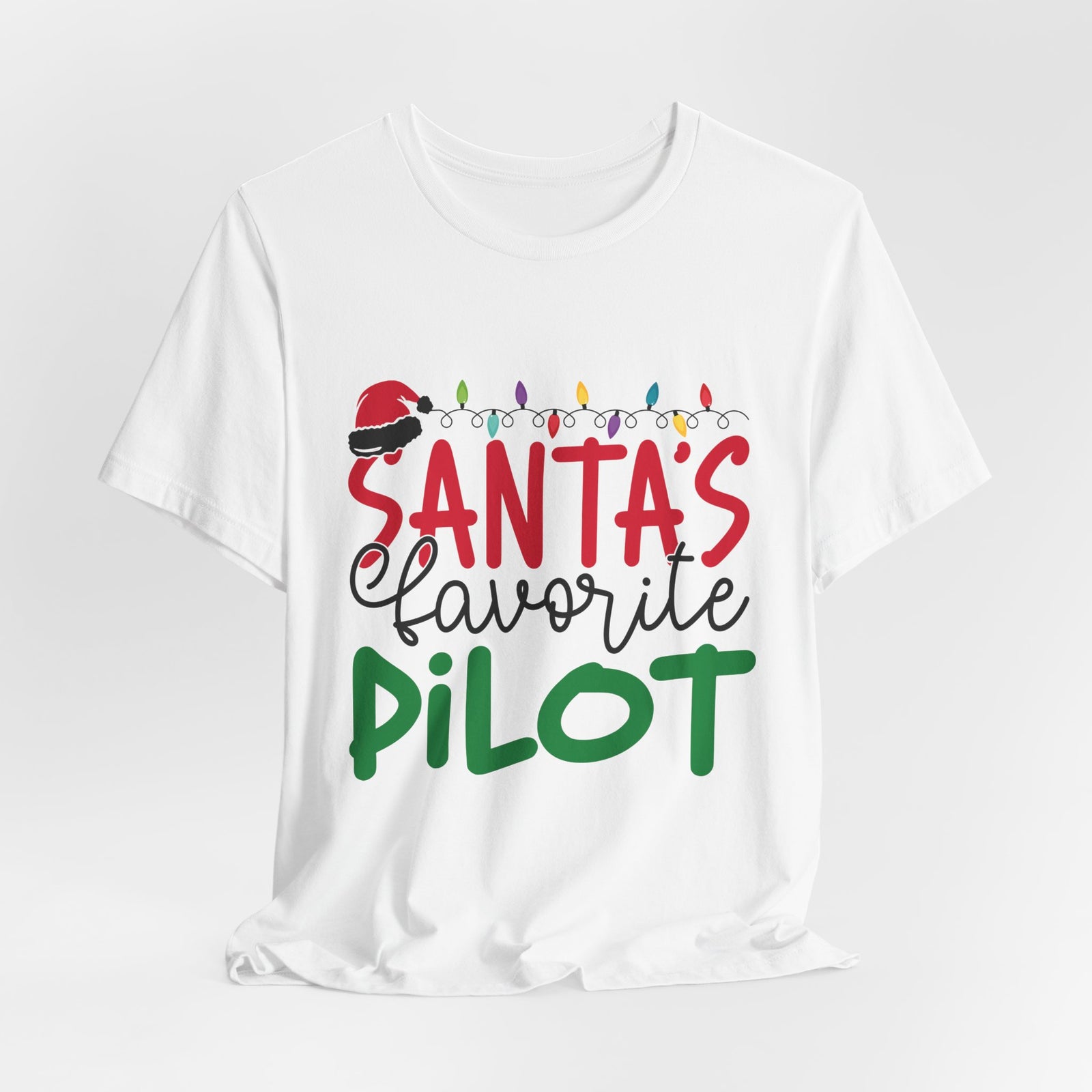Santa’s favourite pilot Unisex Jersey Tee - Perfect for Aviation Enthusiasts