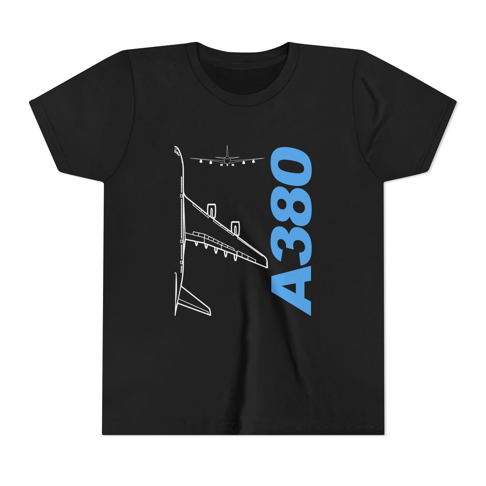 Airbus A380 - Unisex Youth Short Sleeve Tee