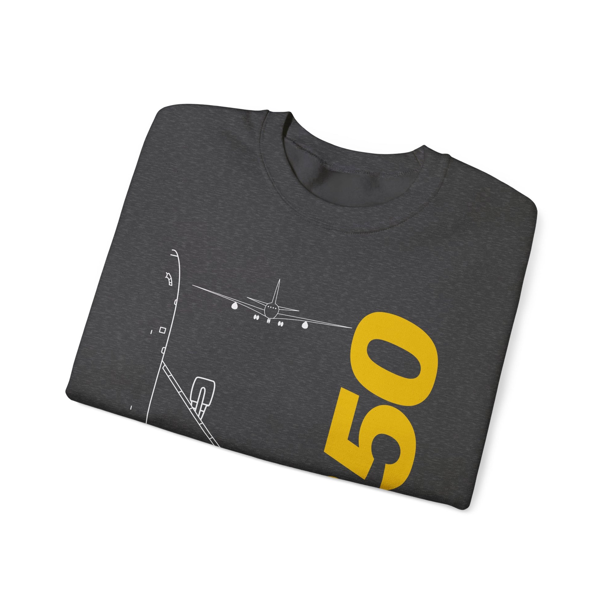 Airbus A350 Crewneck Sweatshirt - Travel Inspiring Cozy Apparel
