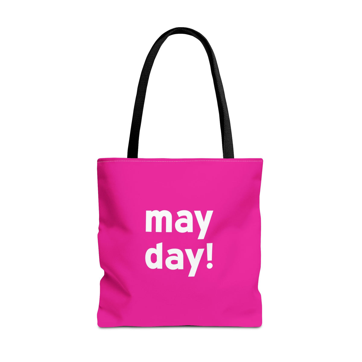 May Day! Tote Bag — Printed Green Travel Tote