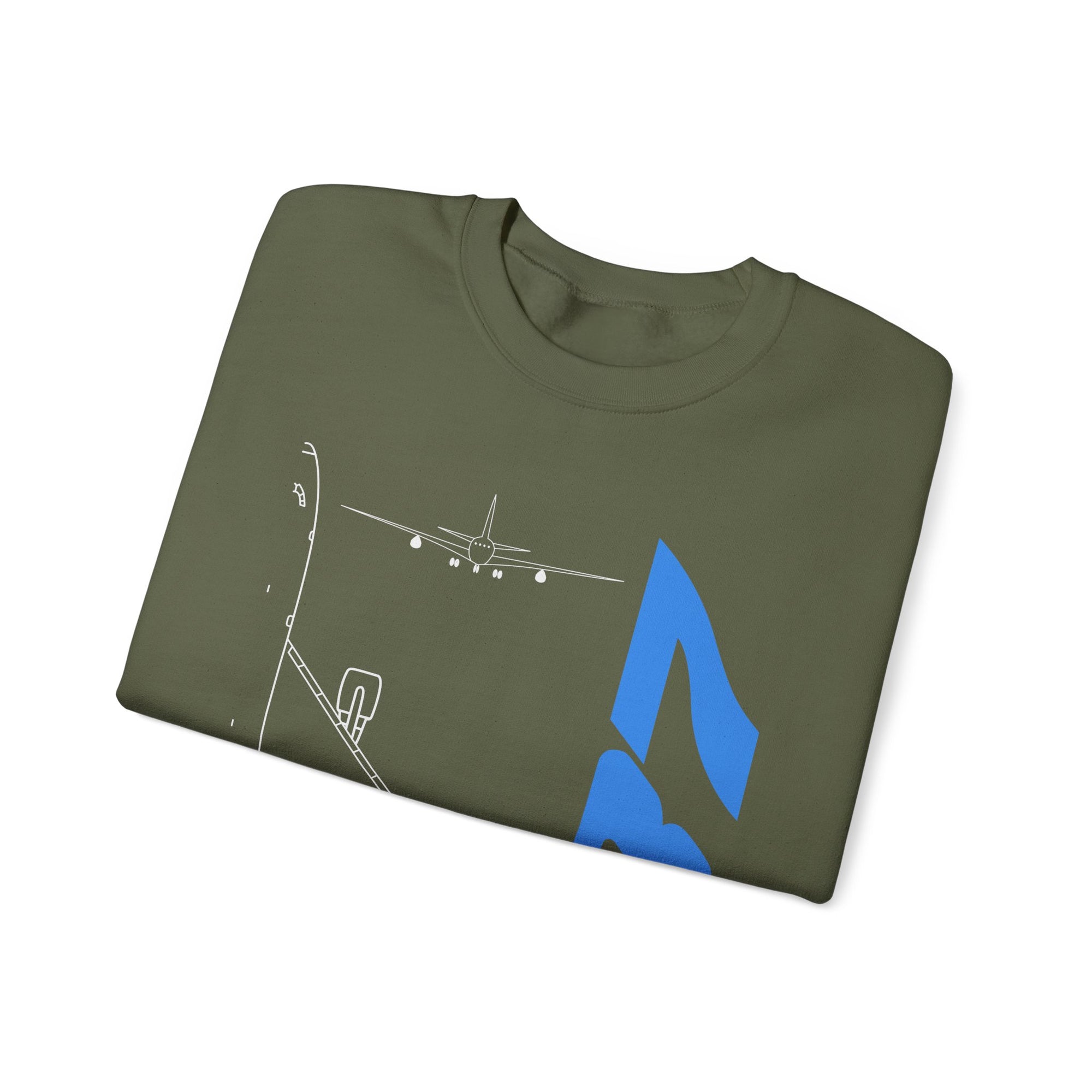 Boeing 787 Crewneck Sweatshirt - Travel Inspiring Cozy Apparel