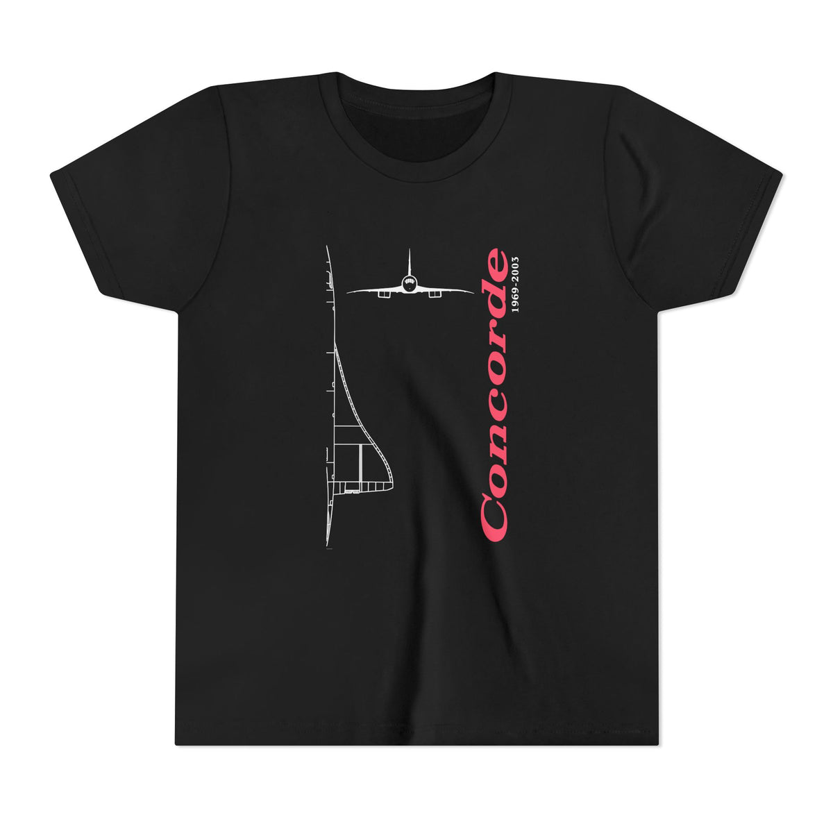 Concorde 1969 to 2003 - Unisex Youth Short Sleeve Tee
