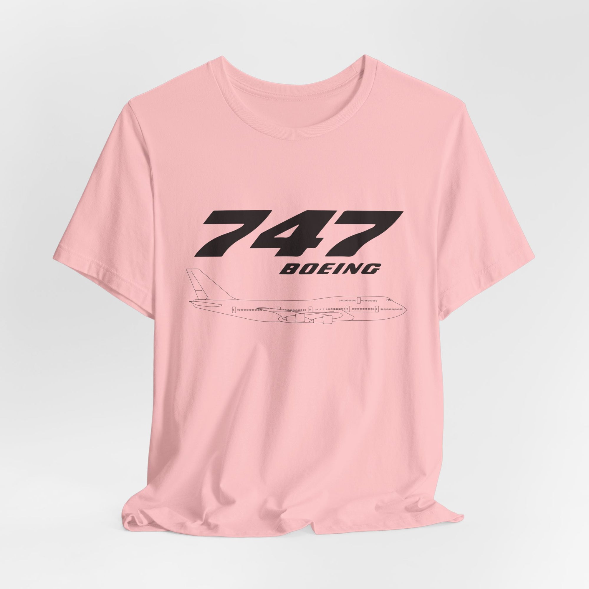 747 Unisex Jersey Tee - Perfect for Aviation Enthusiasts