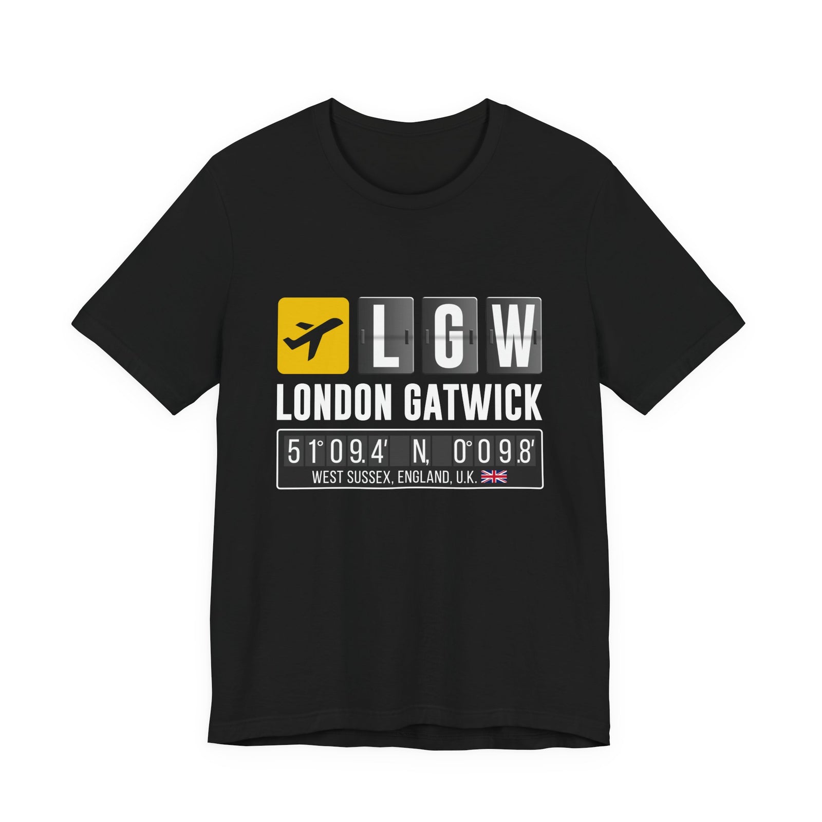 LGW London Gatwick - Unisex Jersey Tee