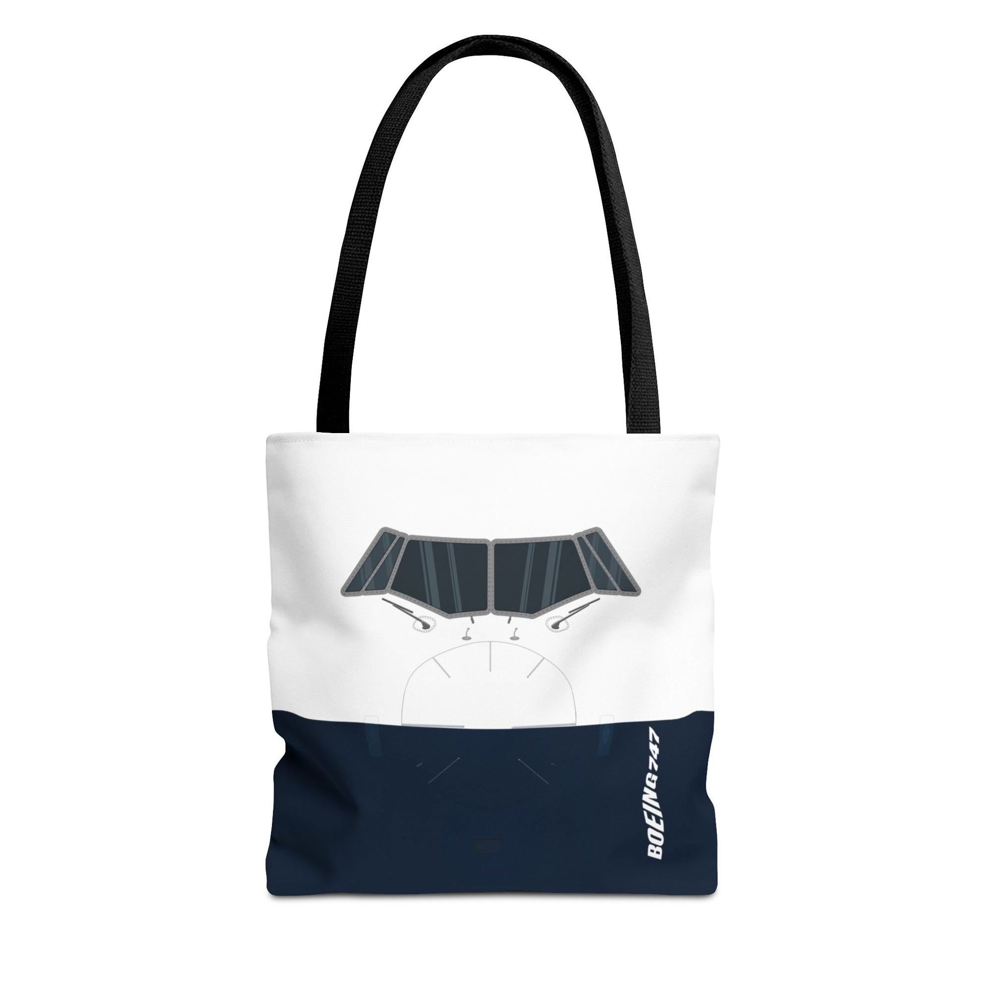 747 Tote Bag — Printed Green Travel Tote