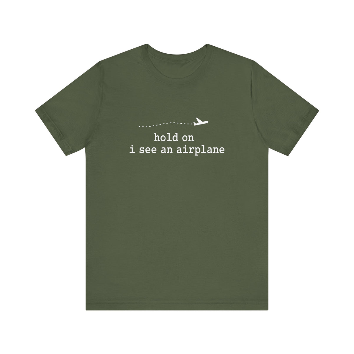 I See An Airplane Unisex Jersey Tee - Perfect for Aviation Enthusiasts