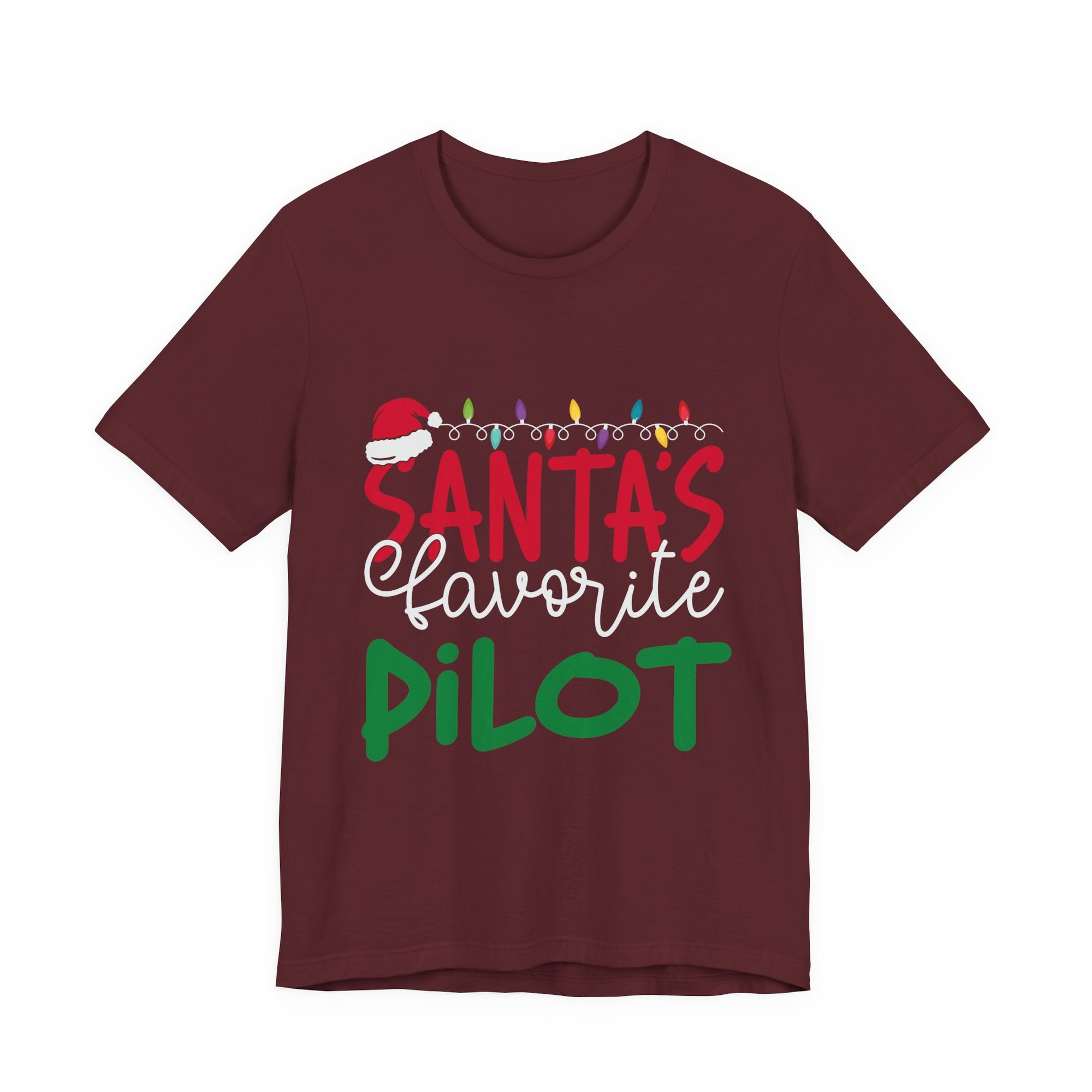 Santa’s favourite pilot Unisex Jersey Tee - Perfect for Aviation Enthusiasts
