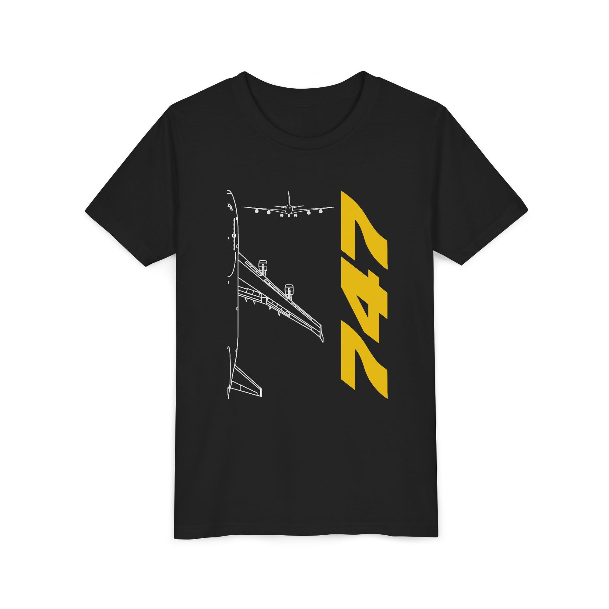 Boeing 747 - Unisex Youth Short Sleeve Tee