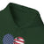 Patriotic Airplanes Heart USA Flag - Pullover Hoodie