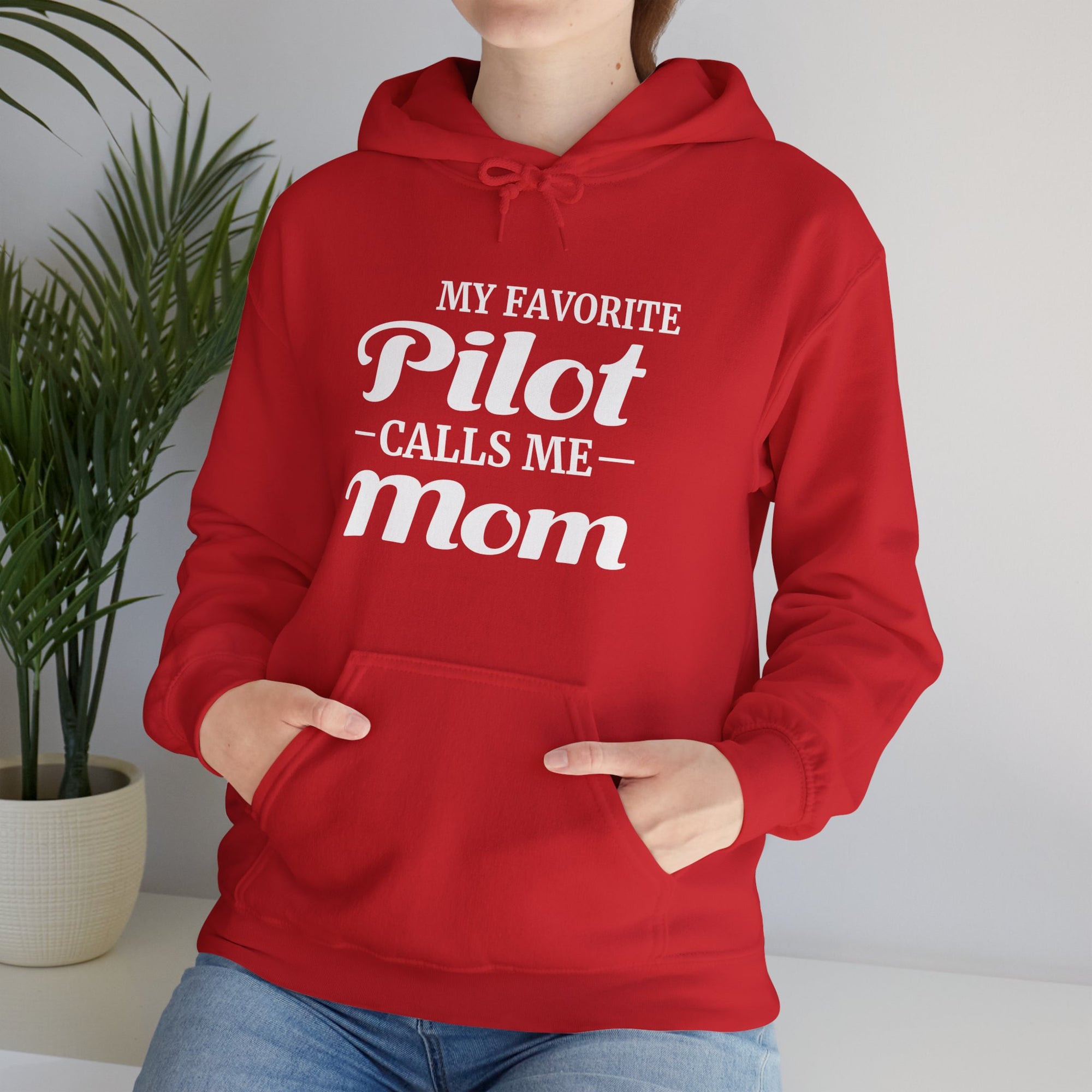My Favorite Pilot Calls Me Mom  - Pullover Hoodie