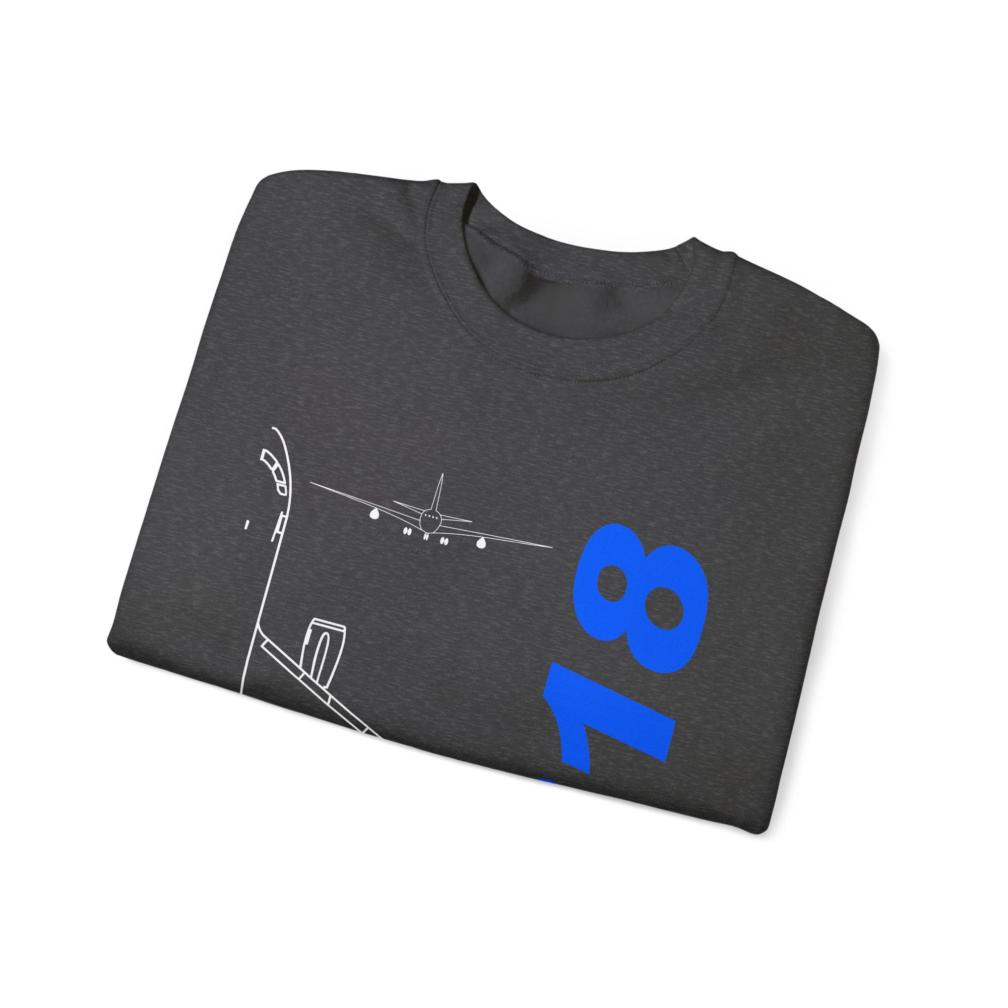 Airbus A318 Crewneck Sweatshirt - Travel Inspiring Cozy Apparel