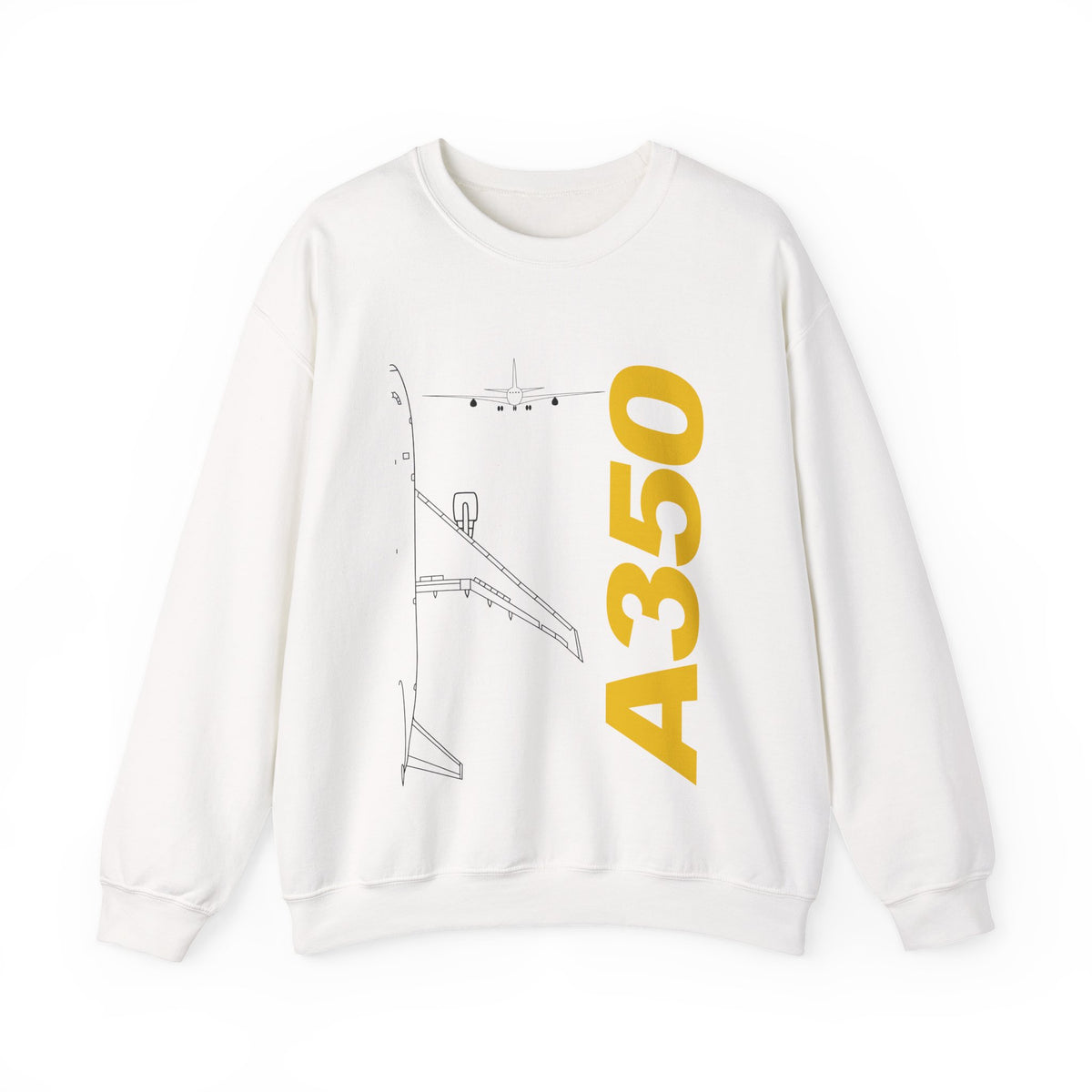 Airbus A350 Crewneck Sweatshirt - Travel Inspiring Cozy Apparel