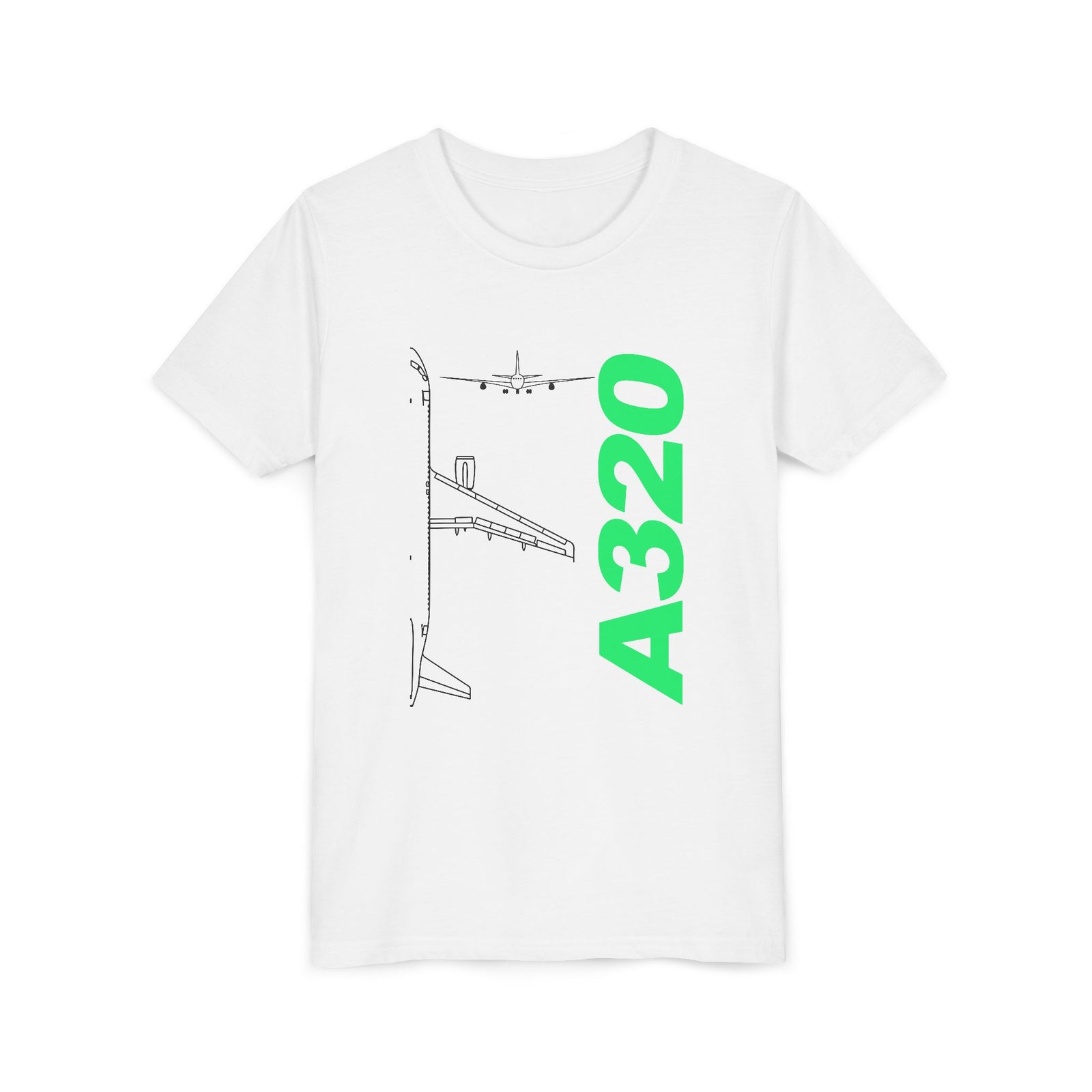 Airbus A320 - Unisex Youth Short Sleeve Tee
